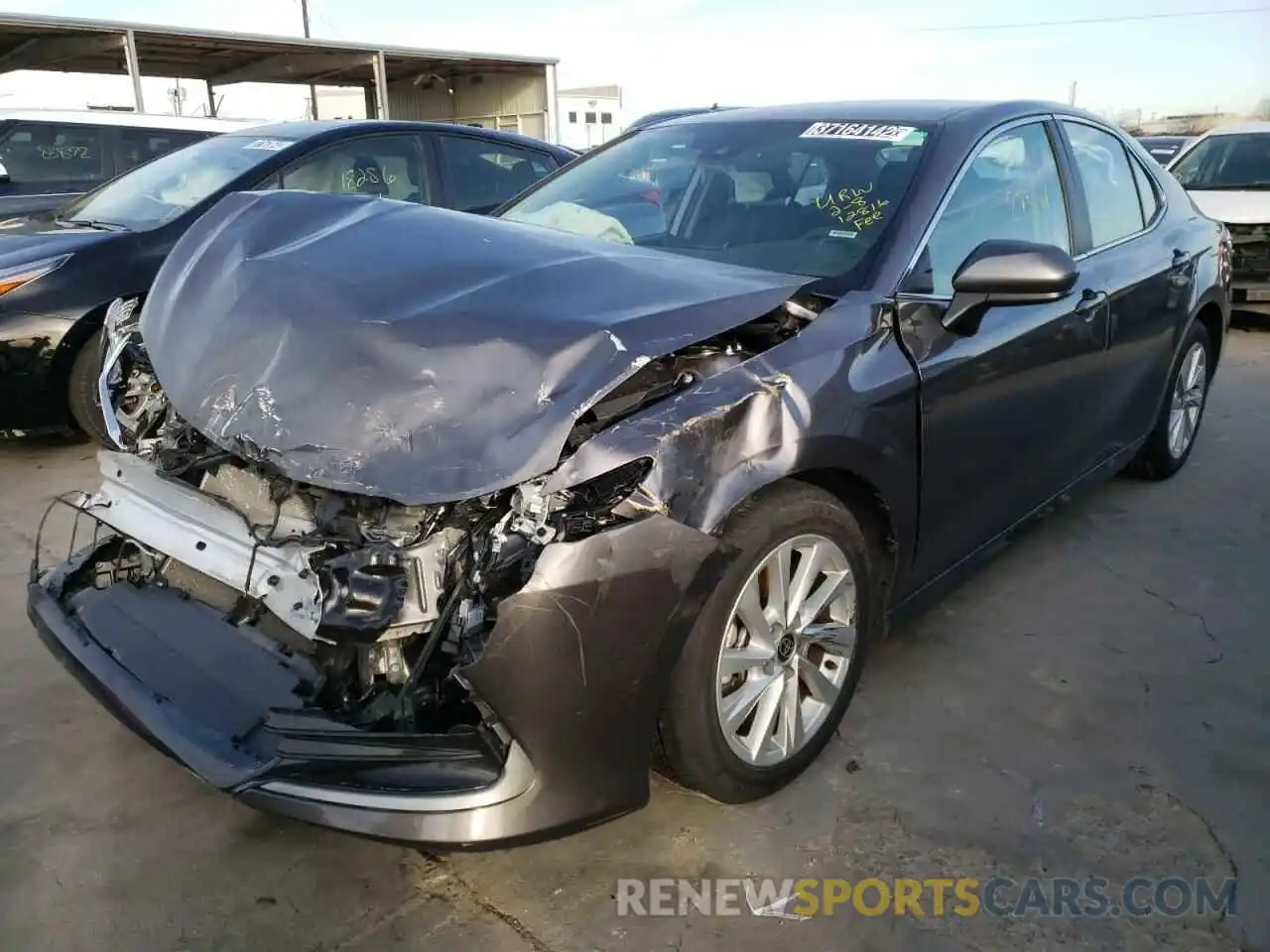 2 Photograph of a damaged car 4T1C11AK1MU454509 TOYOTA CAMRY 2021