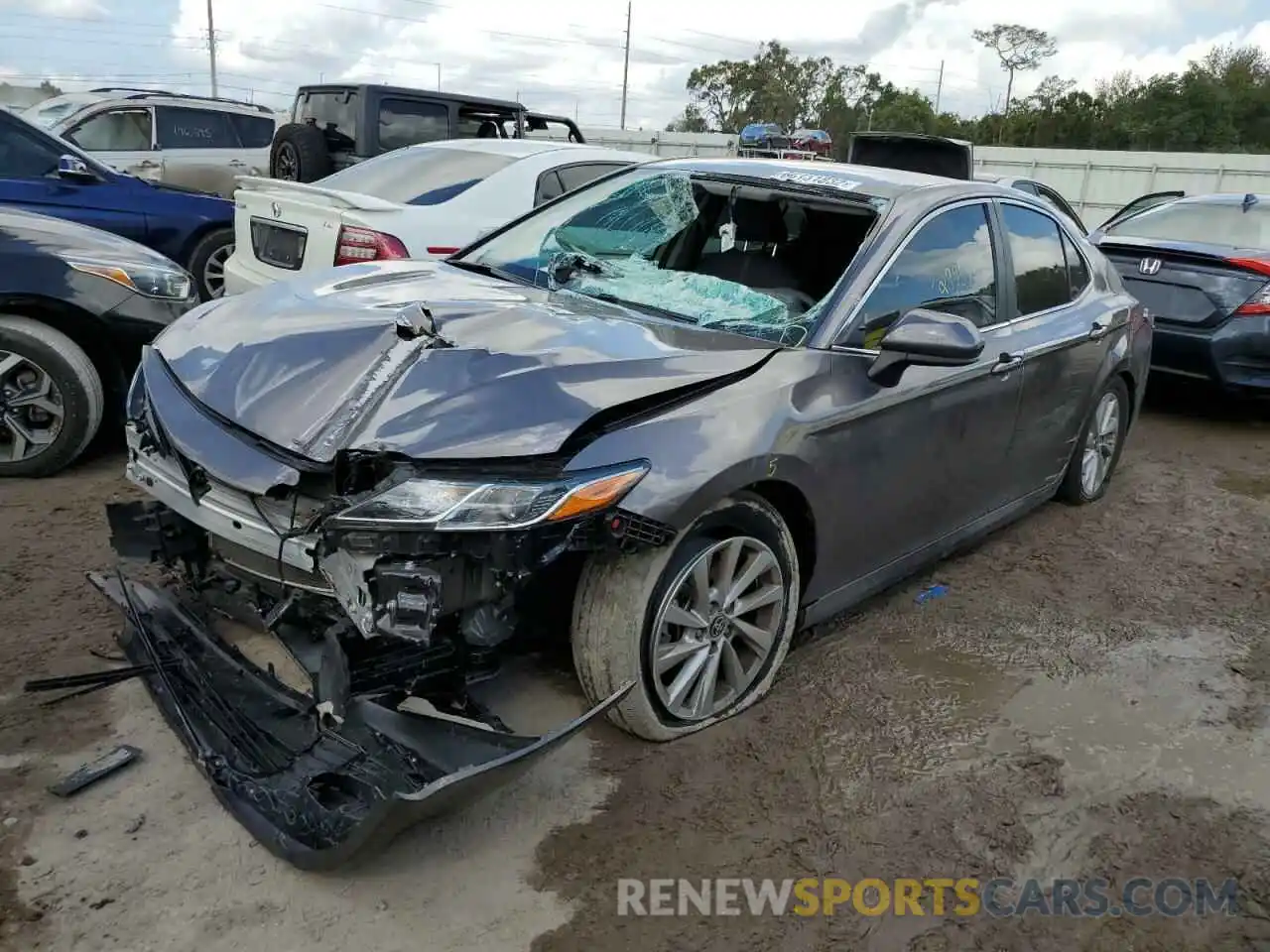 2 Photograph of a damaged car 4T1C11AK1MU464070 TOYOTA CAMRY 2021