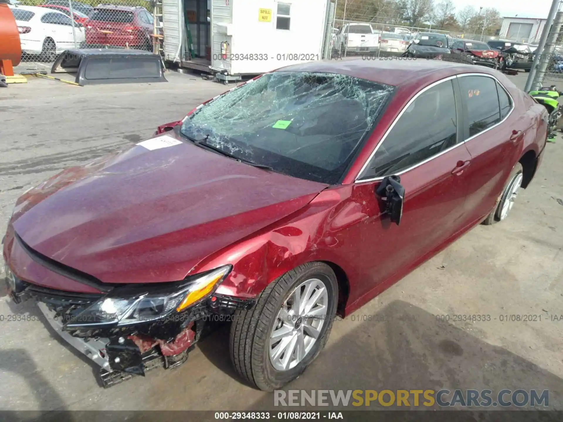 2 Photograph of a damaged car 4T1C11AK1MU515695 TOYOTA CAMRY 2021