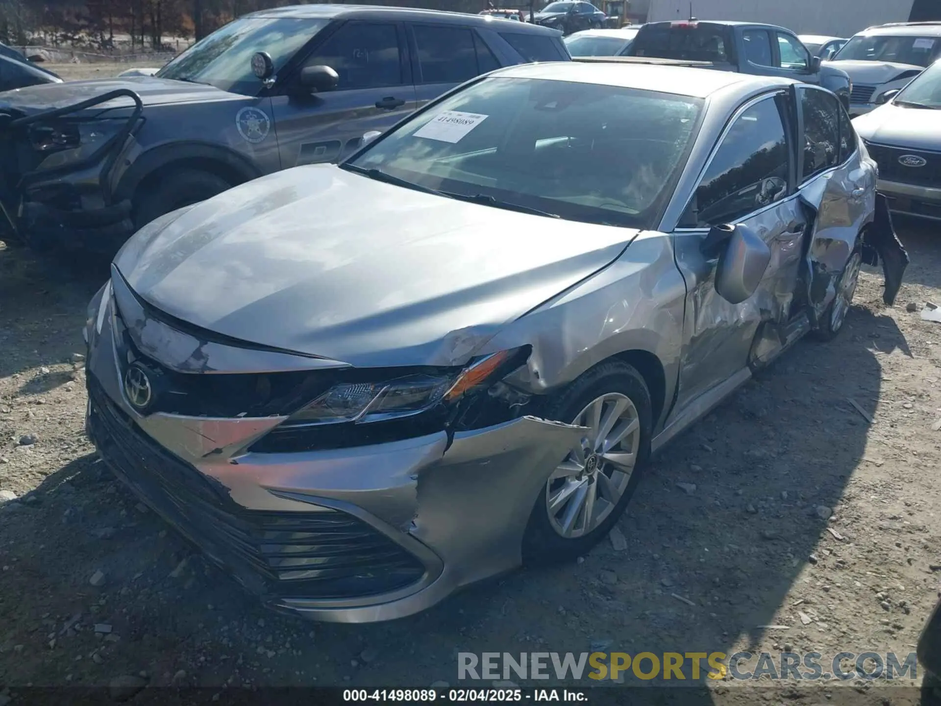 2 Photograph of a damaged car 4T1C11AK1MU520962 TOYOTA CAMRY 2021