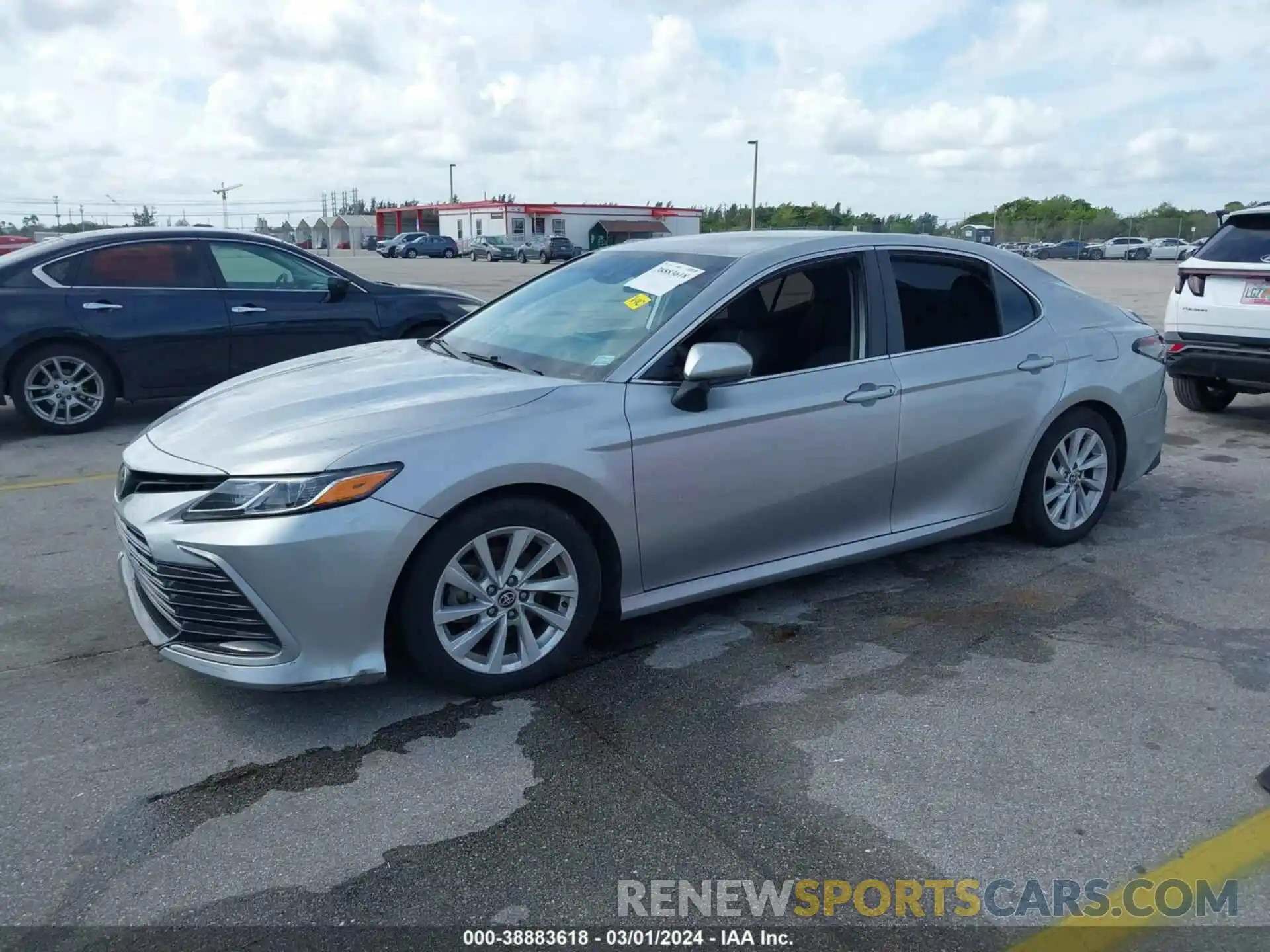 2 Photograph of a damaged car 4T1C11AK1MU536207 TOYOTA CAMRY 2021