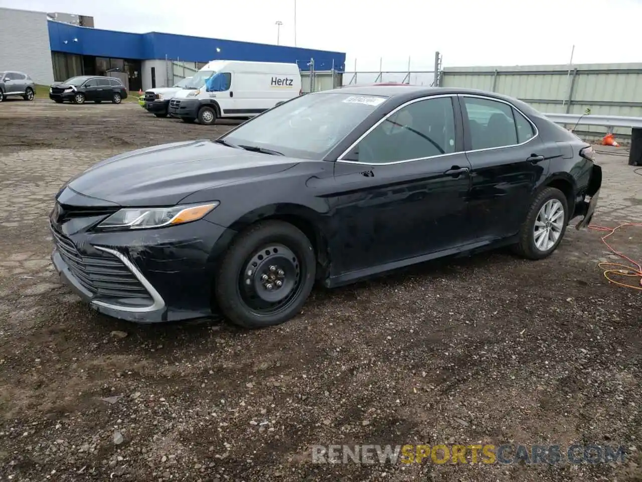 1 Photograph of a damaged car 4T1C11AK1MU592275 TOYOTA CAMRY 2021