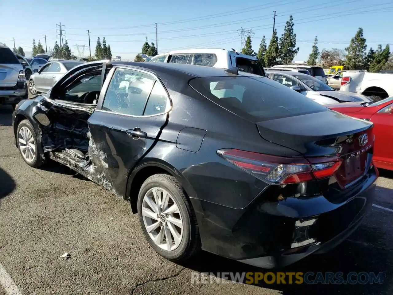 2 Photograph of a damaged car 4T1C11AK1MU597282 TOYOTA CAMRY 2021