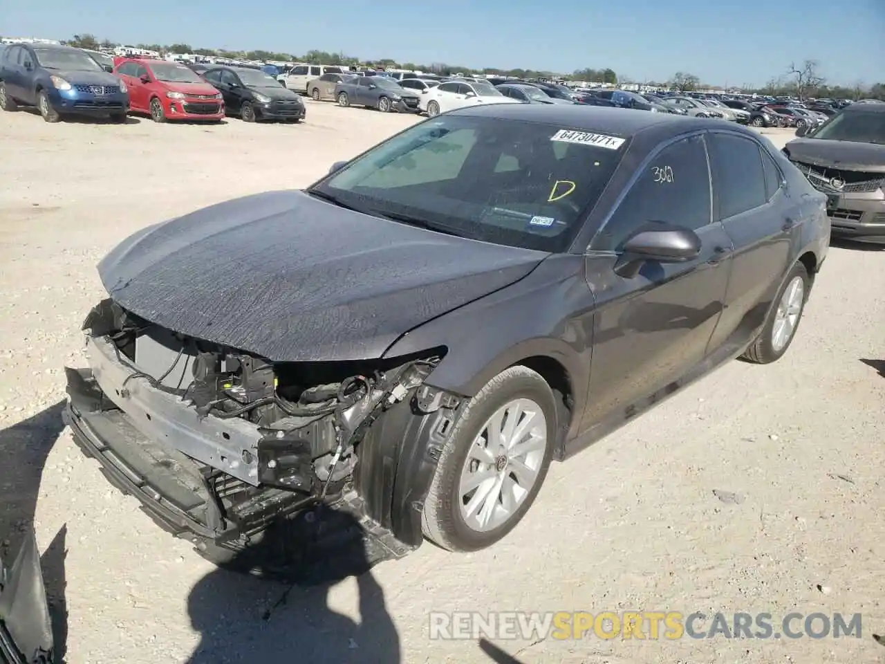 2 Photograph of a damaged car 4T1C11AK1MU598612 TOYOTA CAMRY 2021