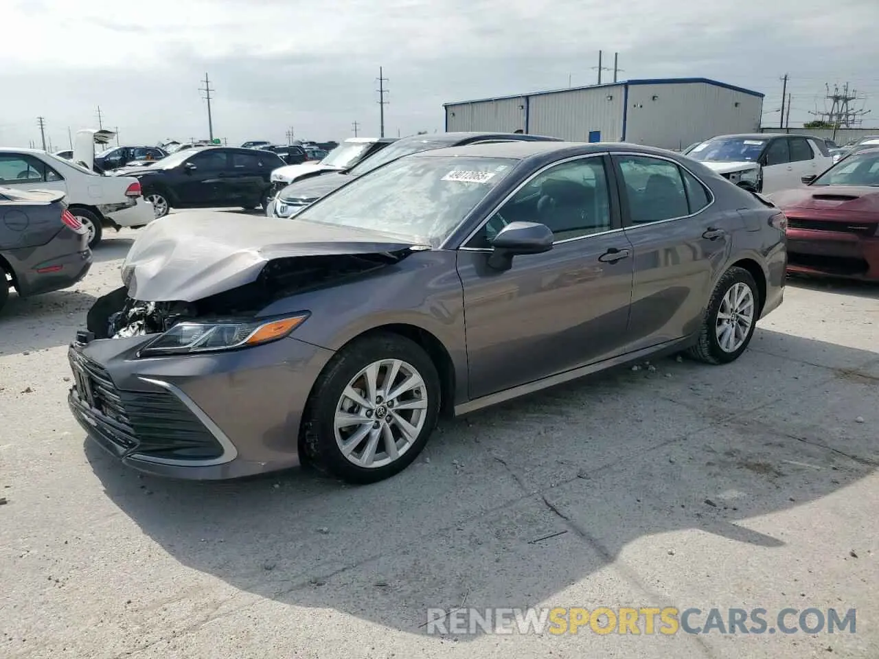 1 Photograph of a damaged car 4T1C11AK1MU609575 TOYOTA CAMRY 2021