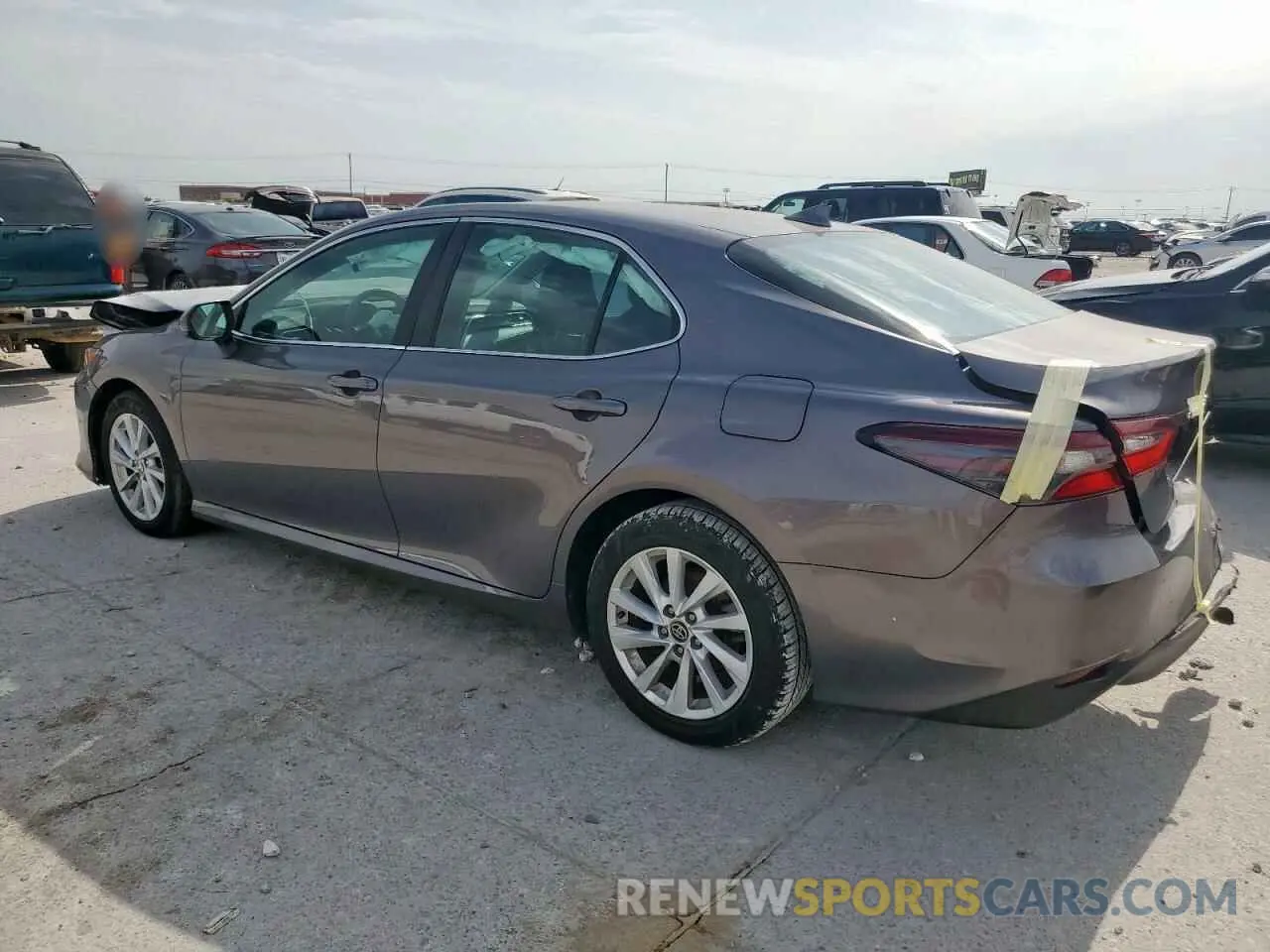 2 Photograph of a damaged car 4T1C11AK1MU609575 TOYOTA CAMRY 2021