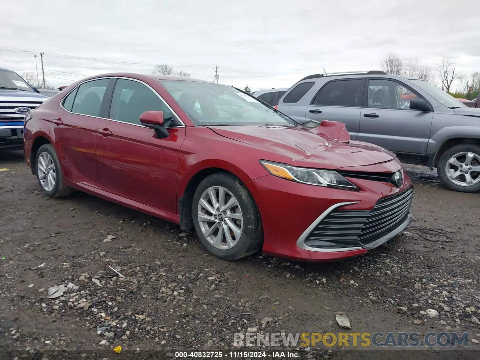 1 Photograph of a damaged car 4T1C11AK2MU422183 TOYOTA CAMRY 2021