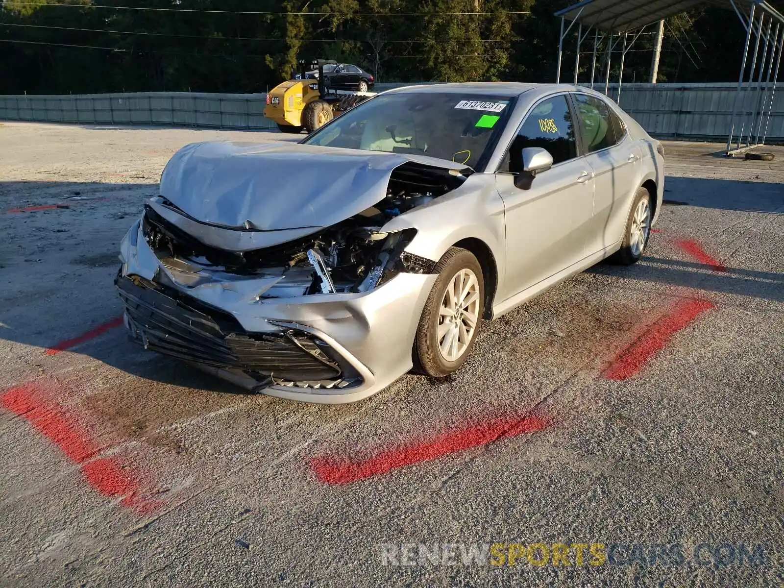 2 Photograph of a damaged car 4T1C11AK2MU447178 TOYOTA CAMRY 2021