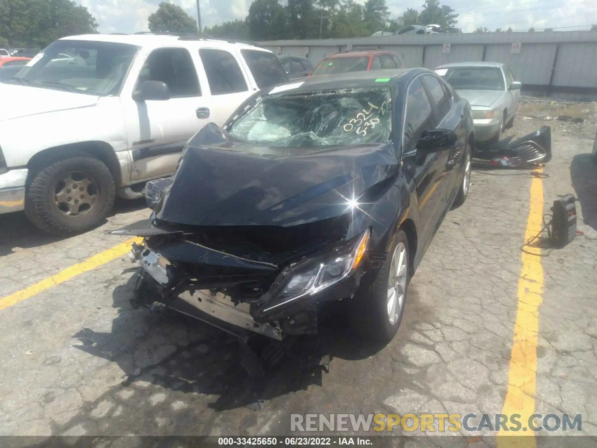 2 Photograph of a damaged car 4T1C11AK2MU450324 TOYOTA CAMRY 2021