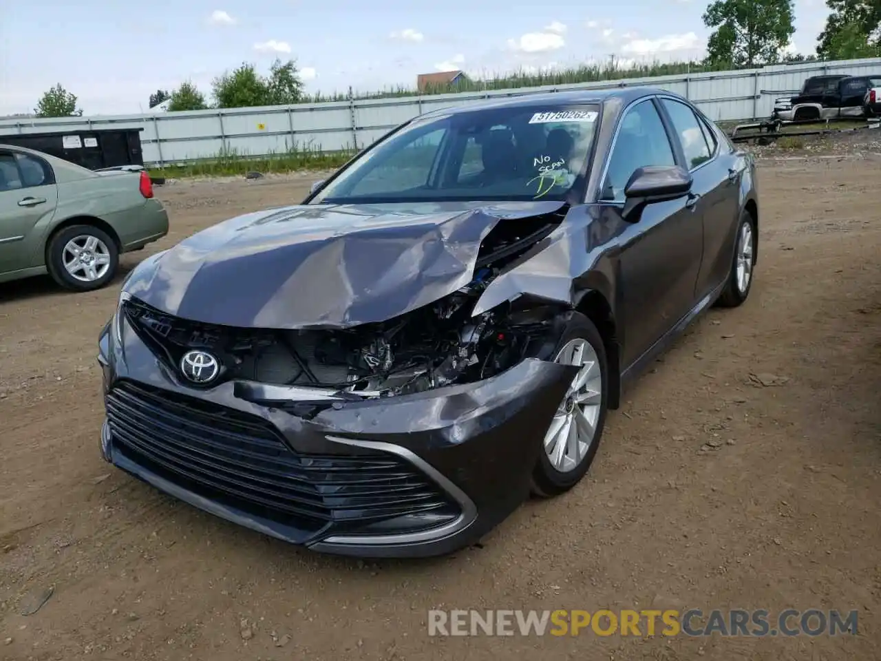 2 Photograph of a damaged car 4T1C11AK2MU463302 TOYOTA CAMRY 2021