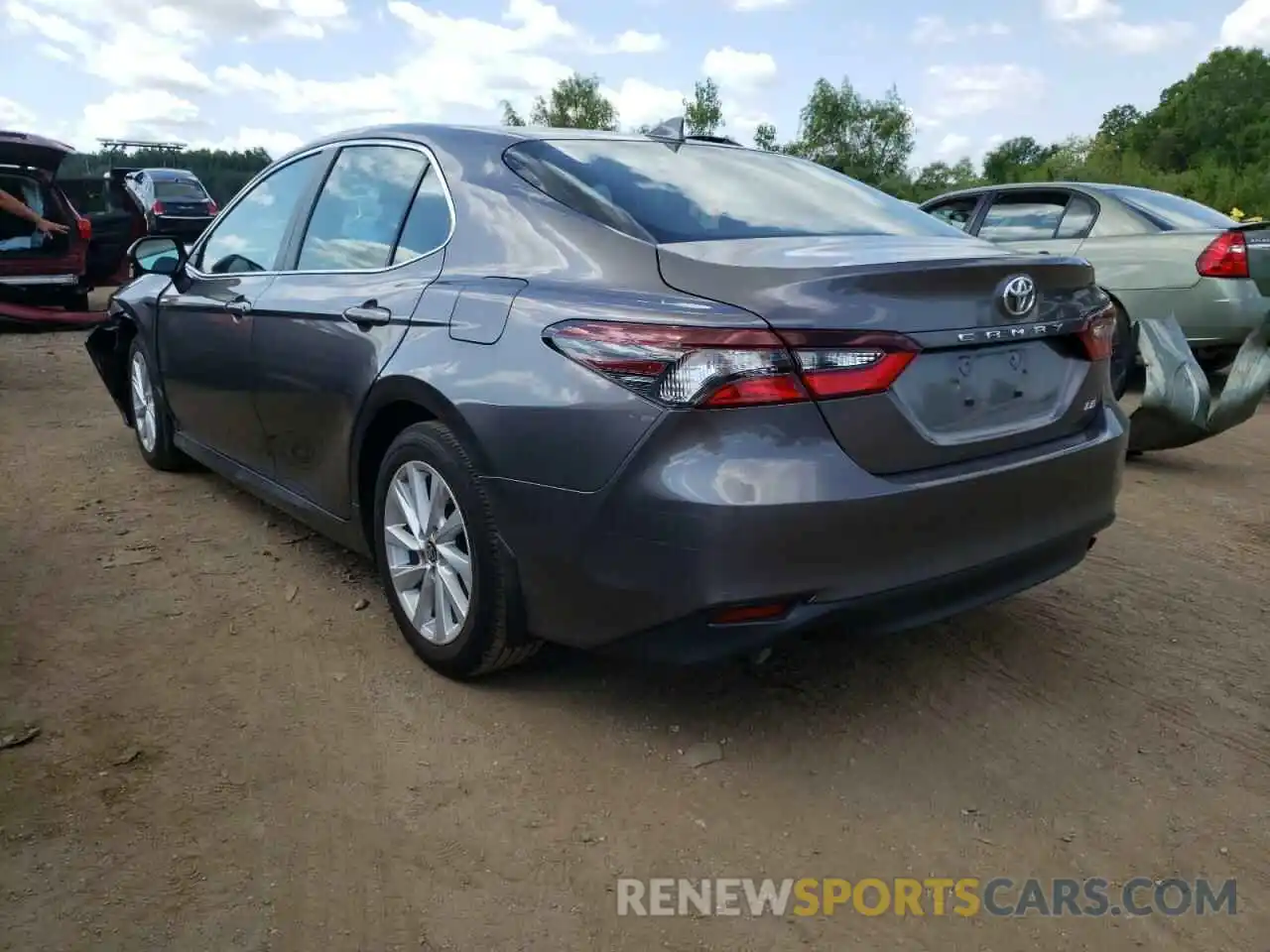 3 Photograph of a damaged car 4T1C11AK2MU463302 TOYOTA CAMRY 2021