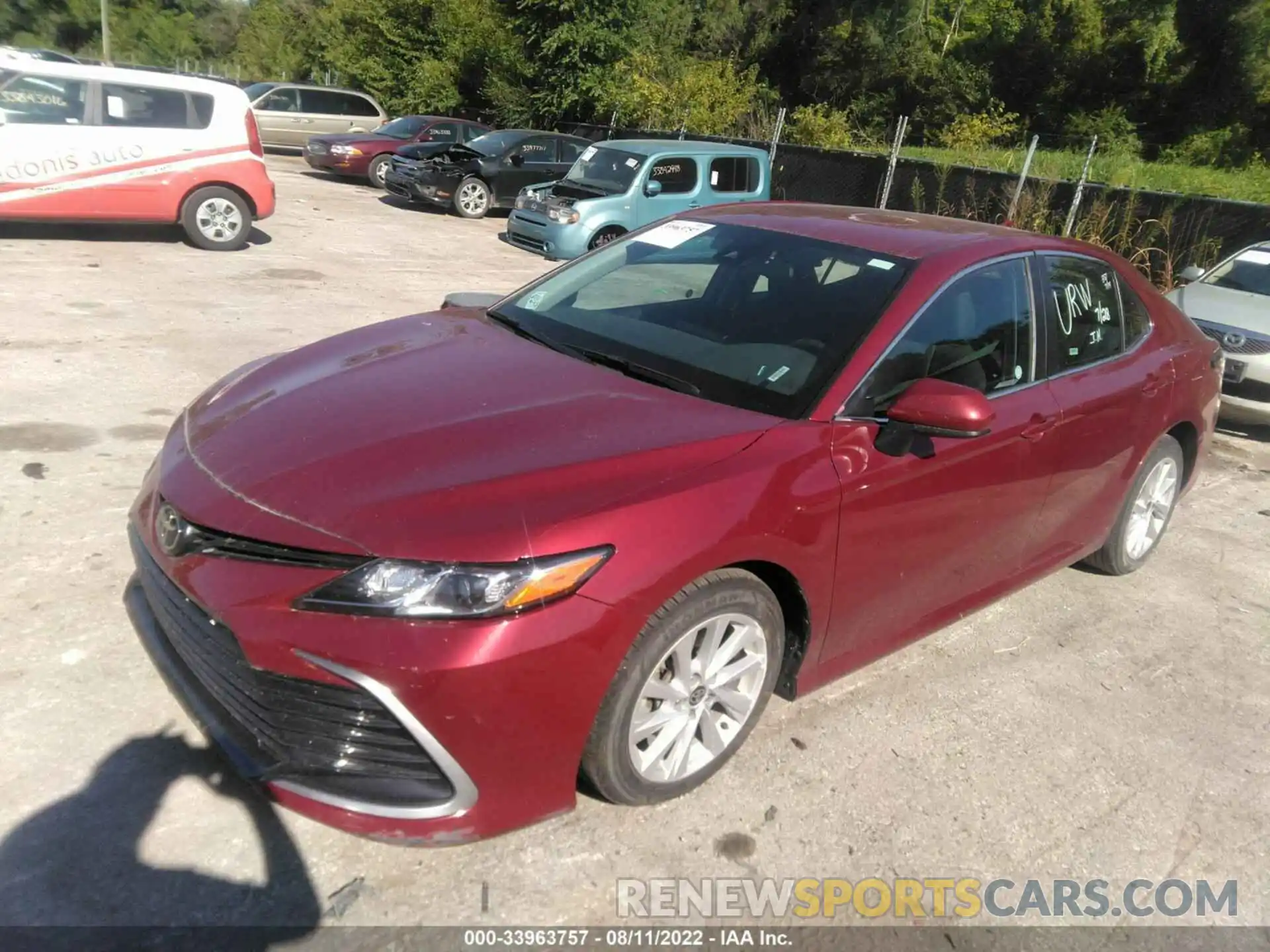 2 Photograph of a damaged car 4T1C11AK2MU472548 TOYOTA CAMRY 2021