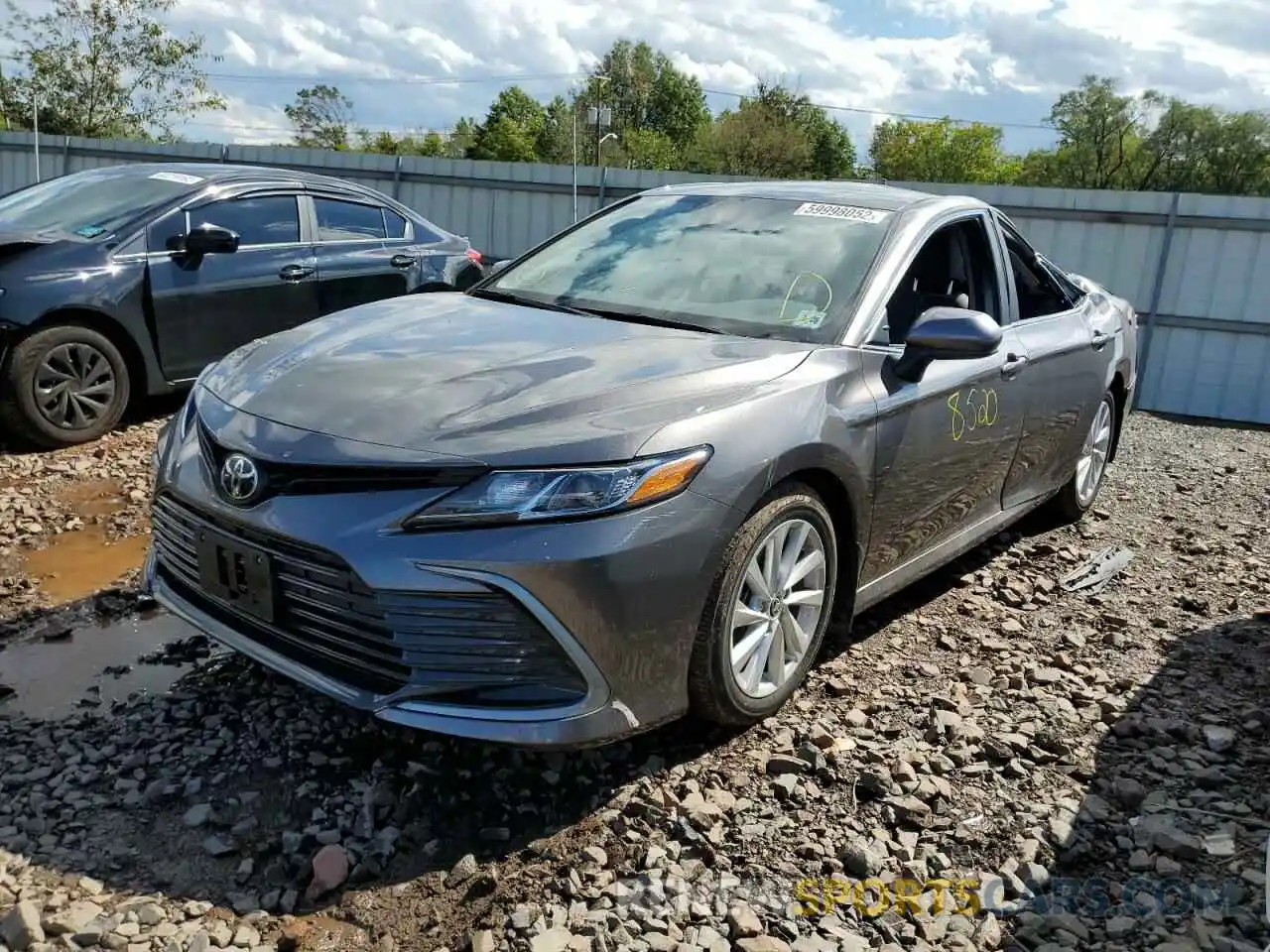 2 Photograph of a damaged car 4T1C11AK2MU517570 TOYOTA CAMRY 2021