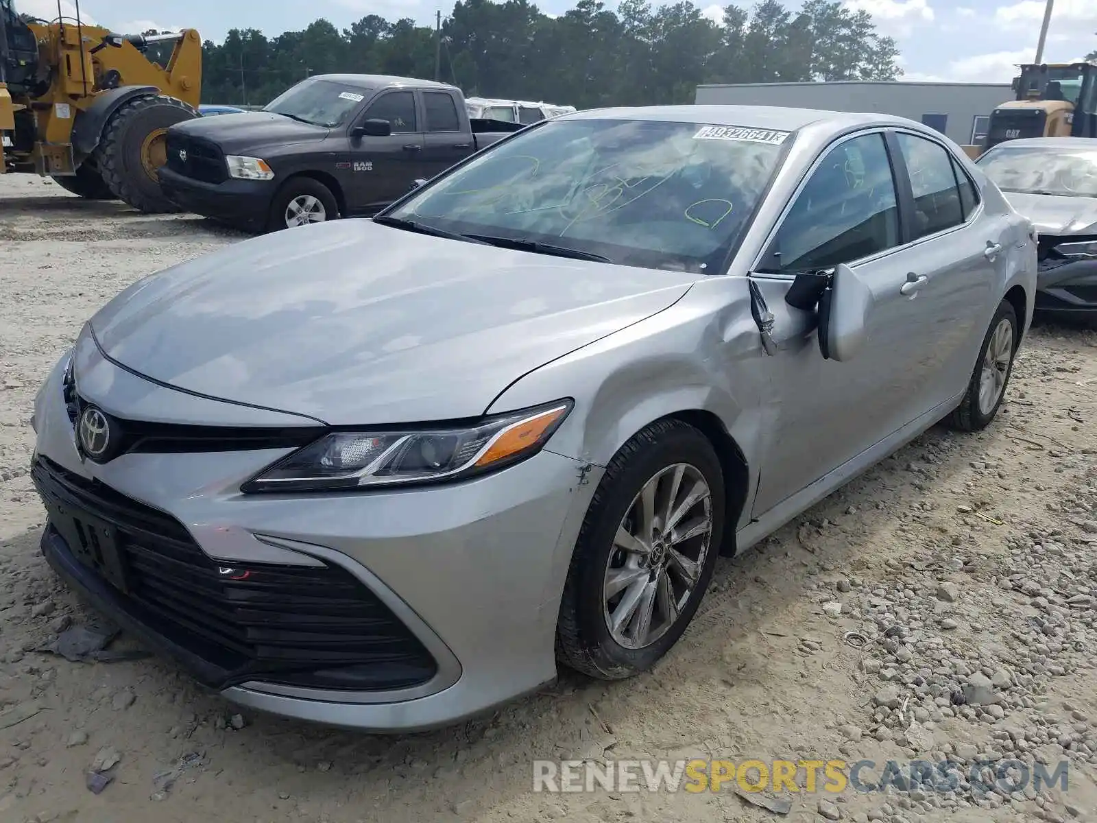 2 Photograph of a damaged car 4T1C11AK2MU572794 TOYOTA CAMRY 2021