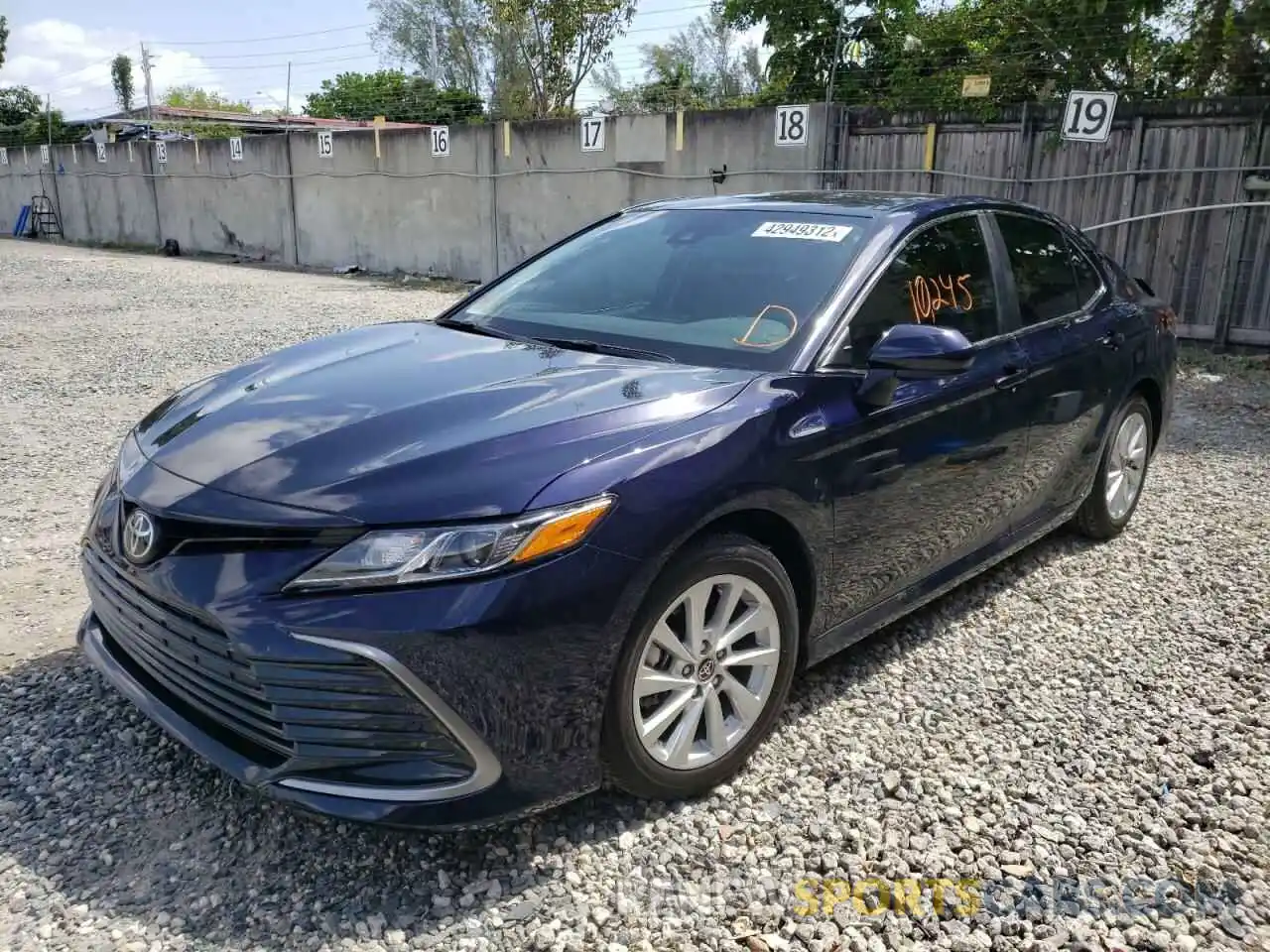 2 Photograph of a damaged car 4T1C11AK2MU575940 TOYOTA CAMRY 2021