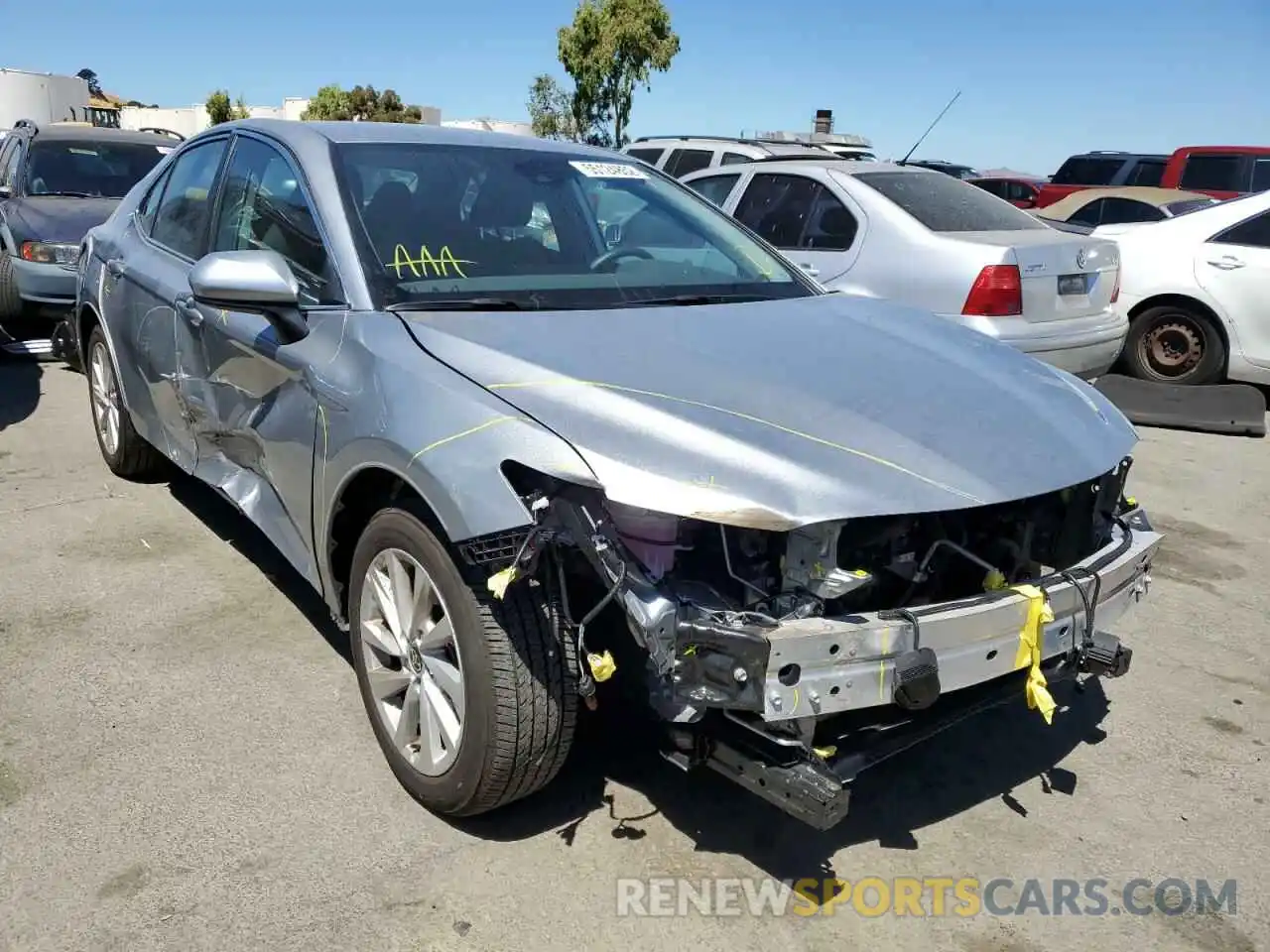 1 Photograph of a damaged car 4T1C11AK2MU603431 TOYOTA CAMRY 2021