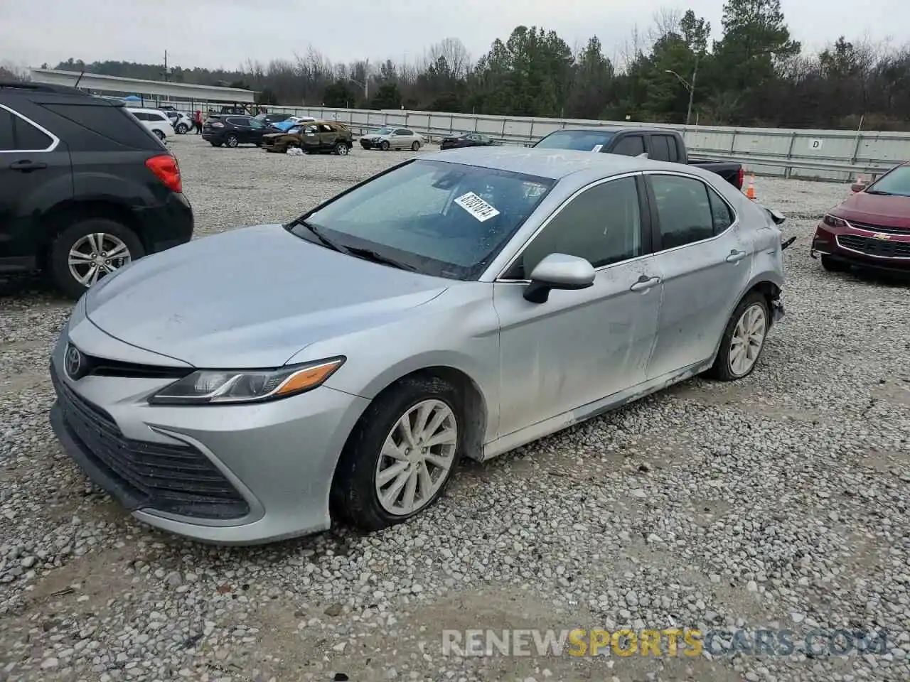 1 Photograph of a damaged car 4T1C11AK2MU609942 TOYOTA CAMRY 2021