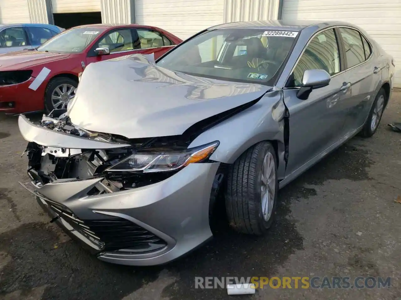 2 Photograph of a damaged car 4T1C11AK2MU611139 TOYOTA CAMRY 2021