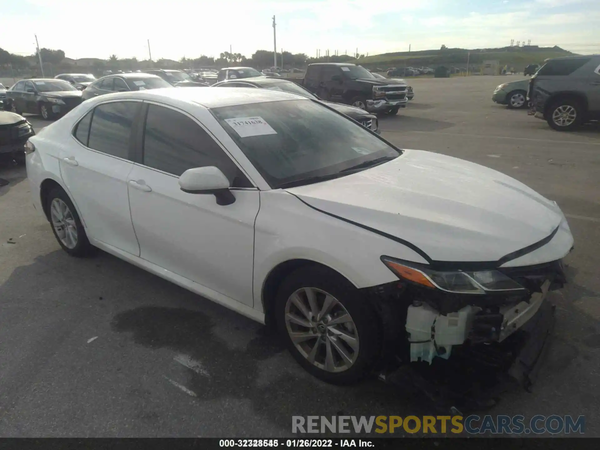 1 Photograph of a damaged car 4T1C11AK3MU418398 TOYOTA CAMRY 2021