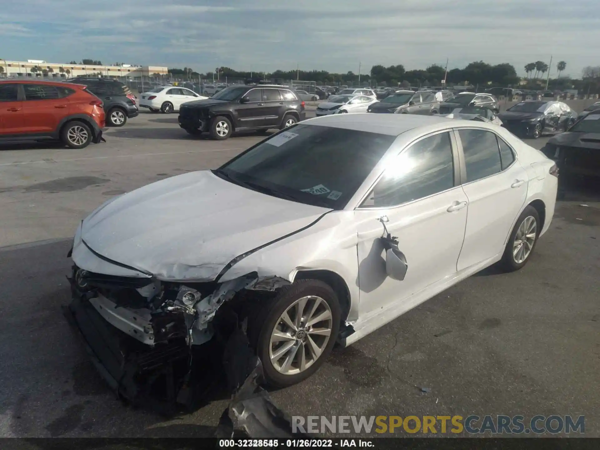 2 Photograph of a damaged car 4T1C11AK3MU418398 TOYOTA CAMRY 2021