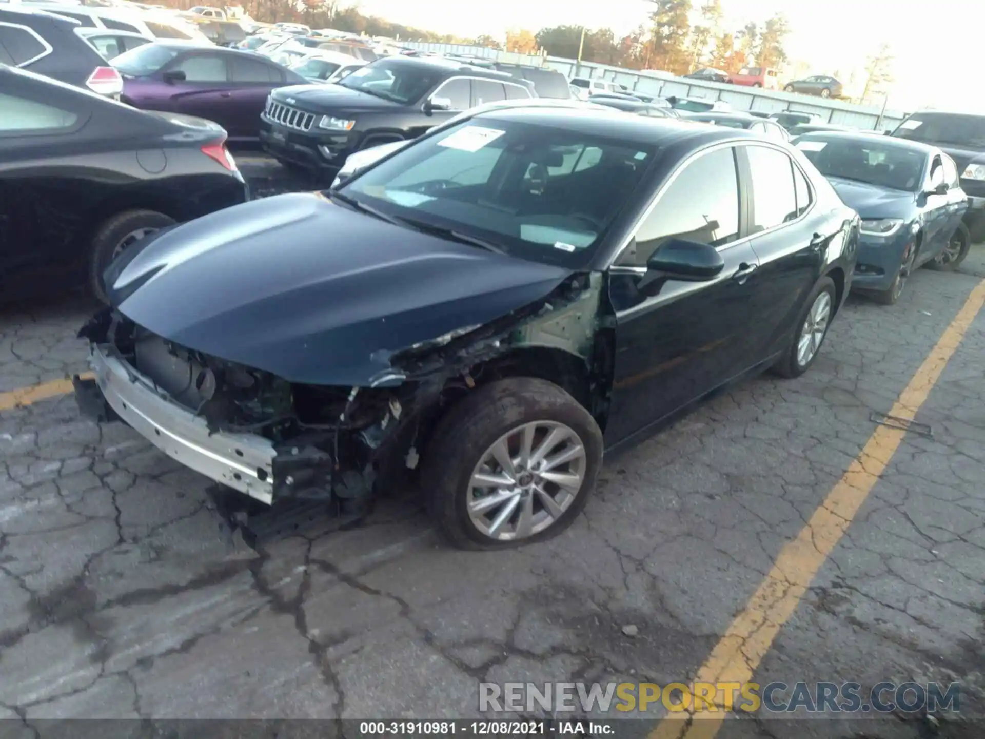 2 Photograph of a damaged car 4T1C11AK3MU419261 TOYOTA CAMRY 2021