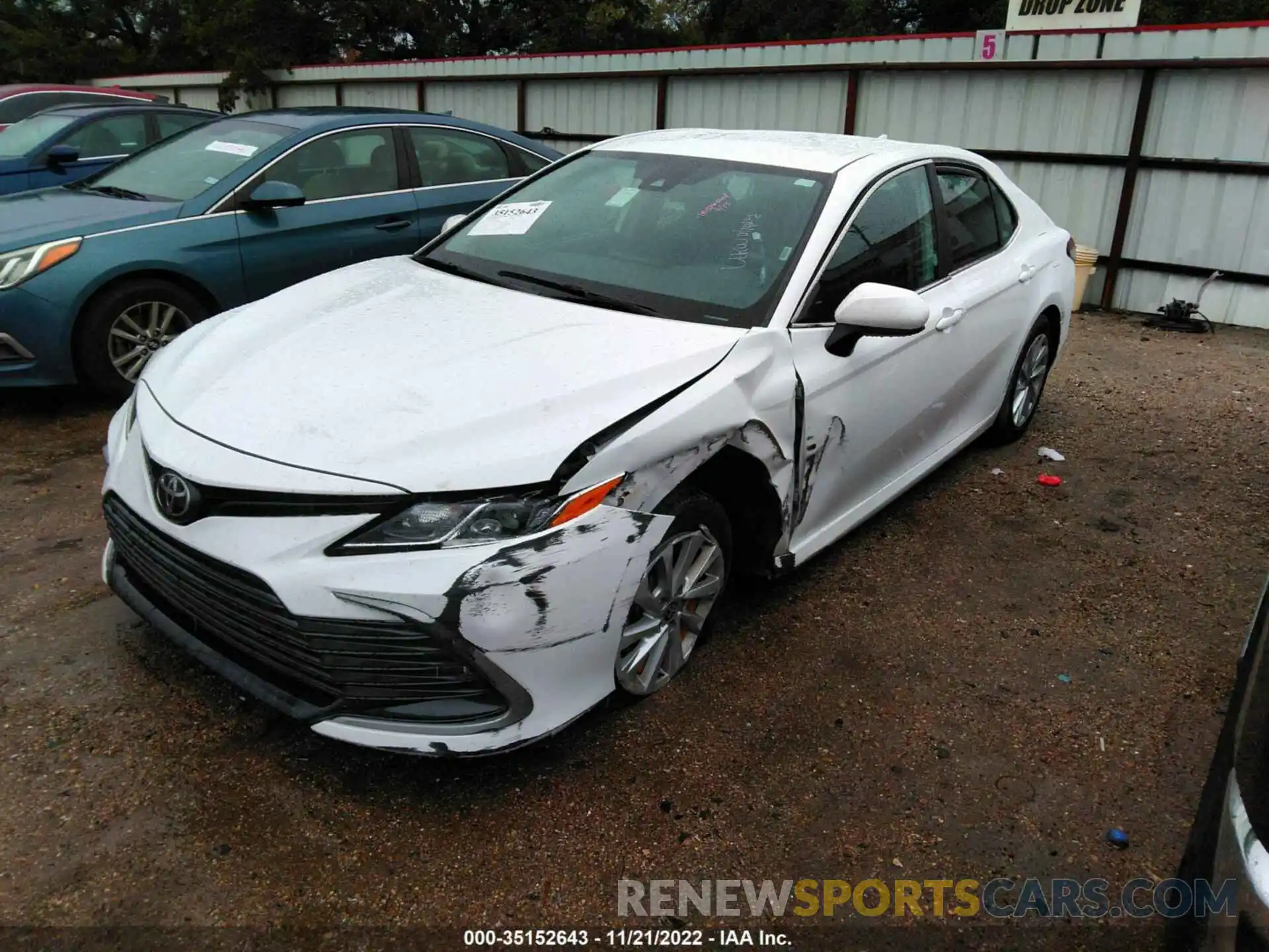 2 Photograph of a damaged car 4T1C11AK3MU436447 TOYOTA CAMRY 2021