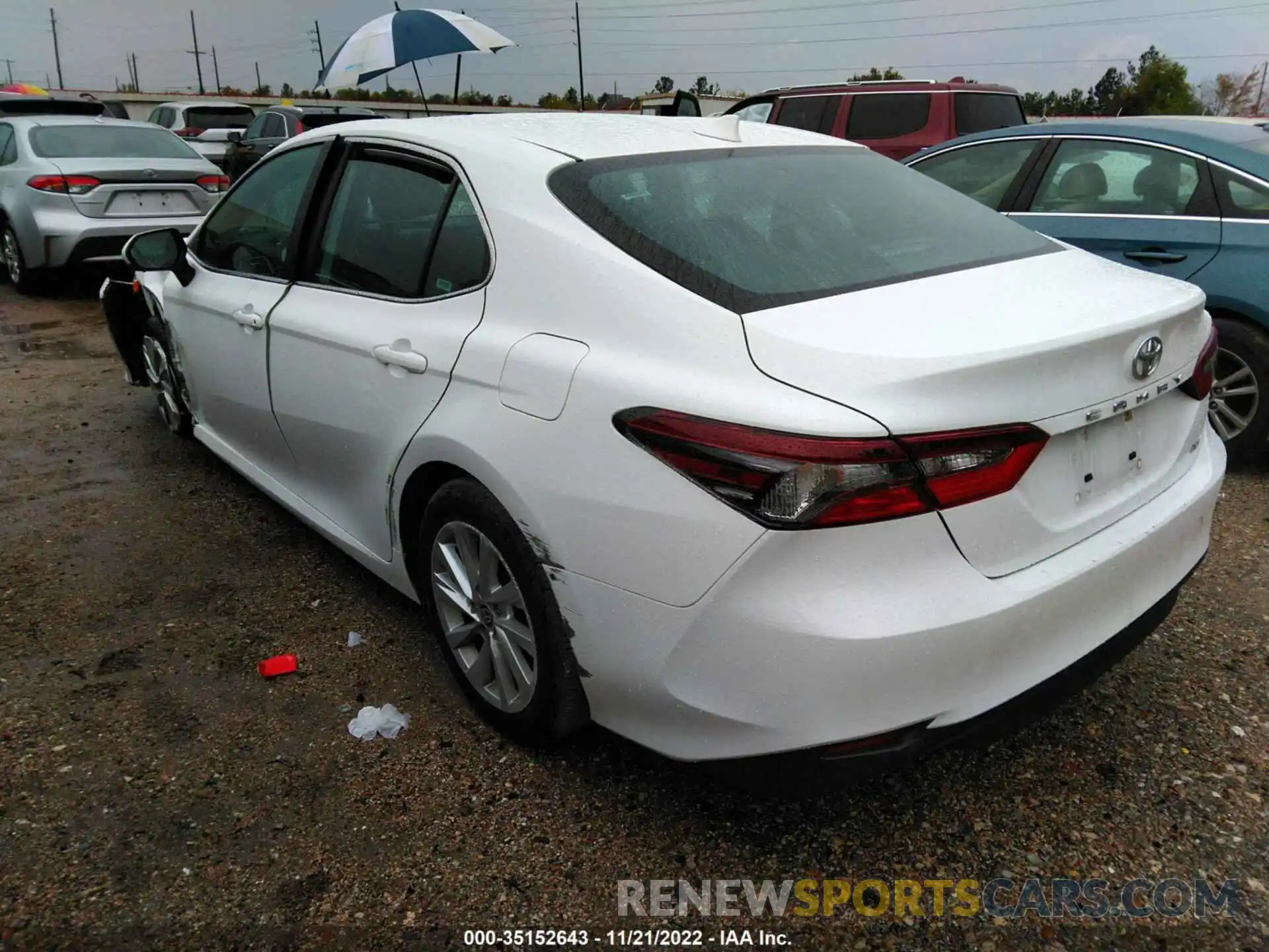 3 Photograph of a damaged car 4T1C11AK3MU436447 TOYOTA CAMRY 2021