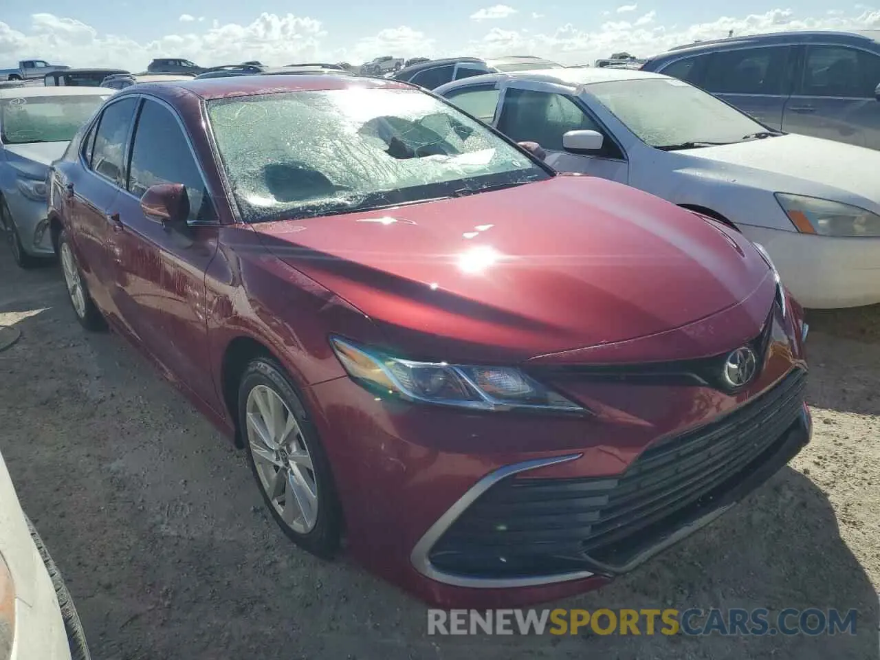 4 Photograph of a damaged car 4T1C11AK3MU457783 TOYOTA CAMRY 2021