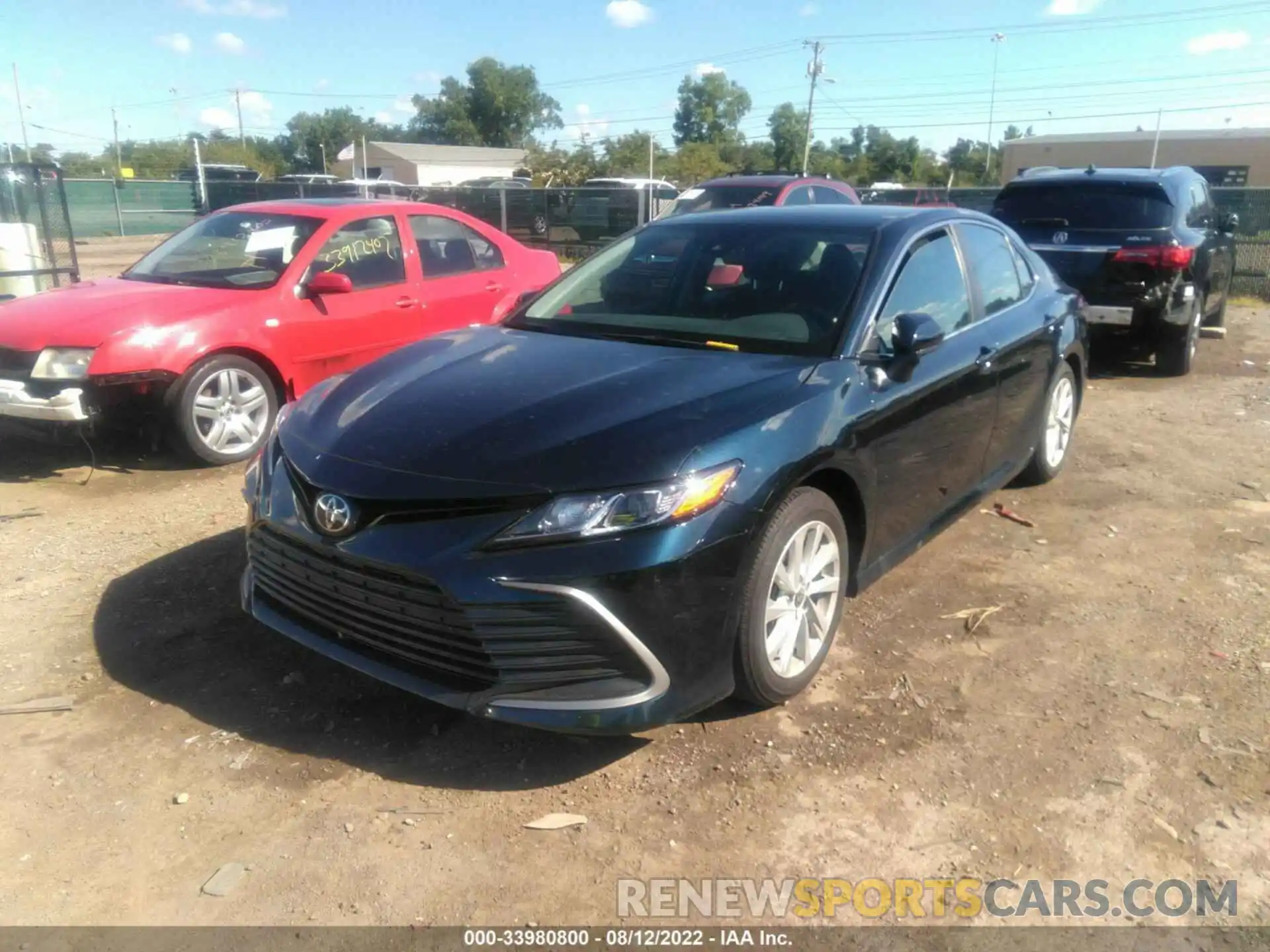 2 Photograph of a damaged car 4T1C11AK3MU526794 TOYOTA CAMRY 2021