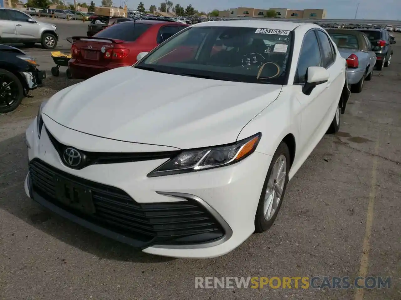 2 Photograph of a damaged car 4T1C11AK3MU588681 TOYOTA CAMRY 2021