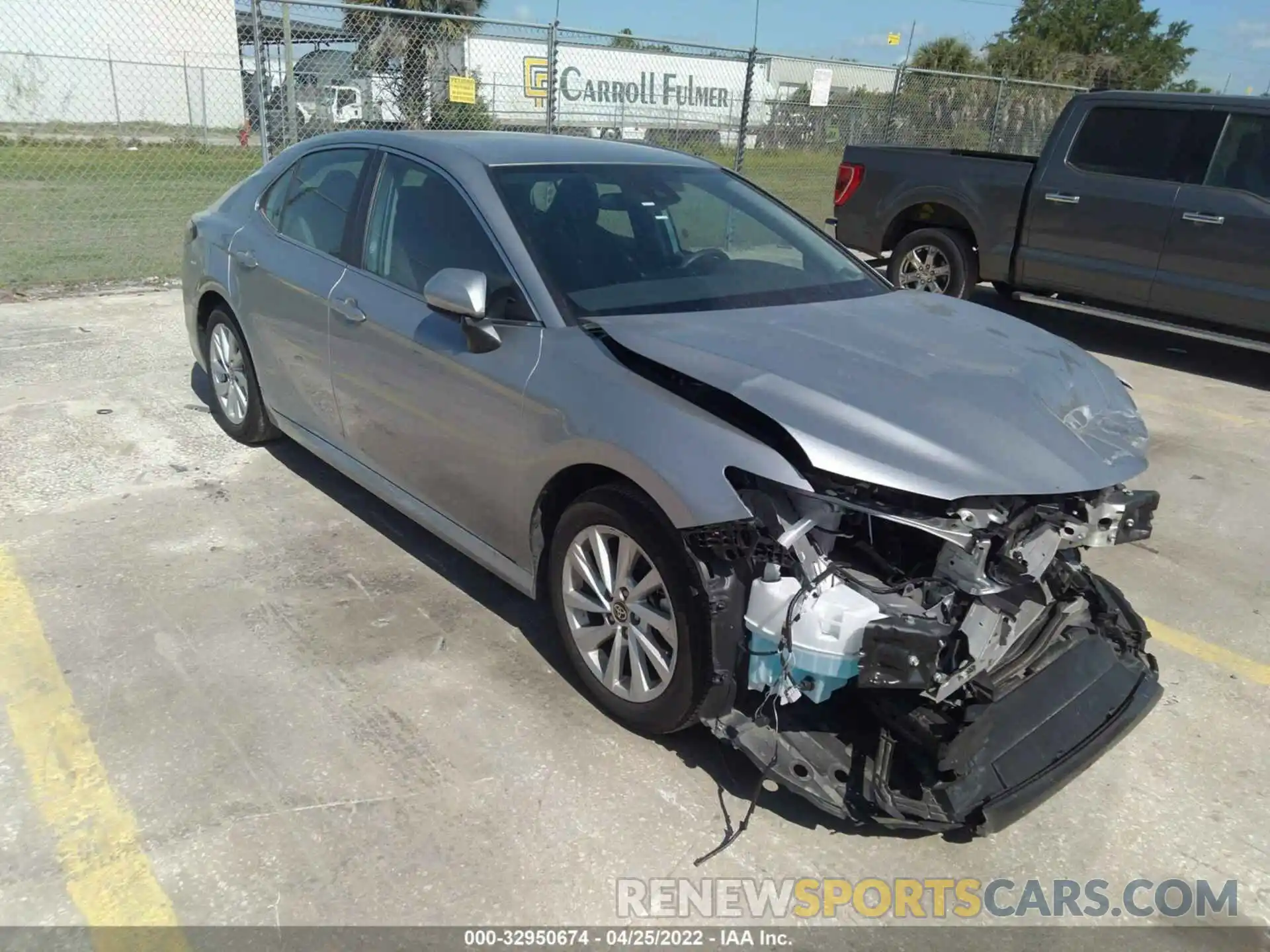 1 Photograph of a damaged car 4T1C11AK3MU592682 TOYOTA CAMRY 2021