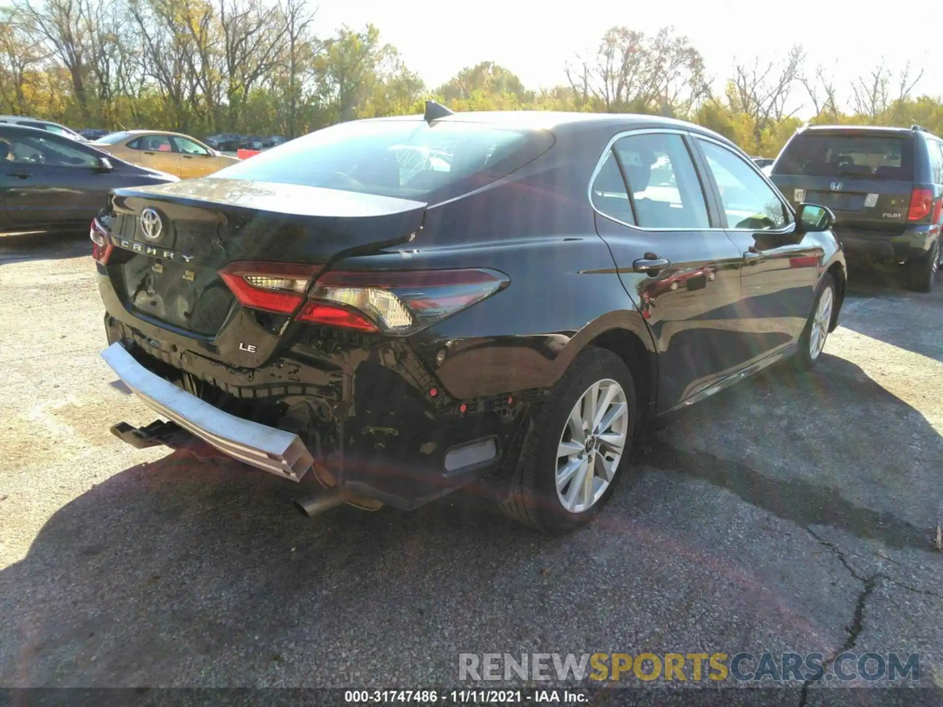 4 Photograph of a damaged car 4T1C11AK3MU593573 TOYOTA CAMRY 2021