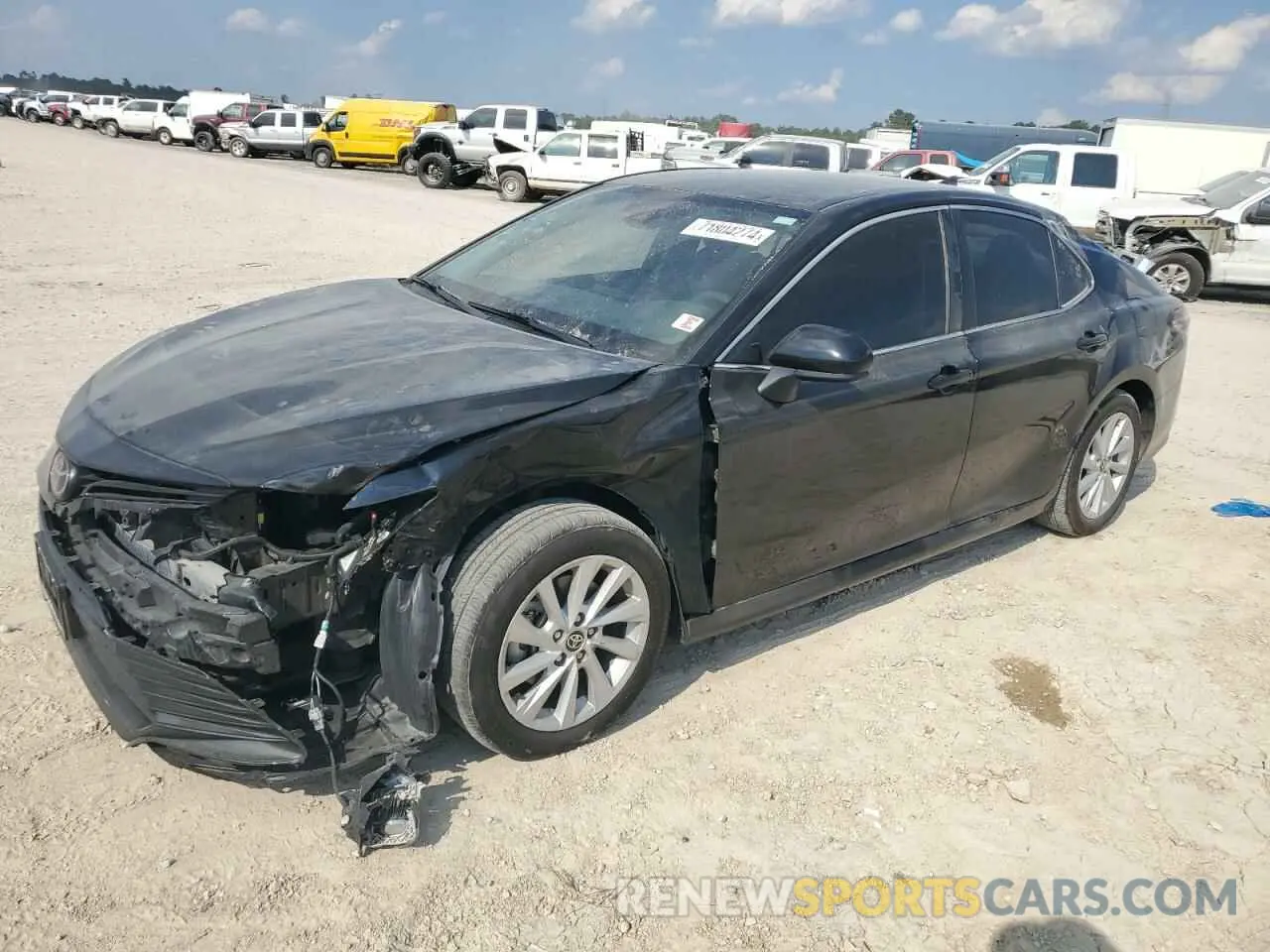 1 Photograph of a damaged car 4T1C11AK3MU593928 TOYOTA CAMRY 2021