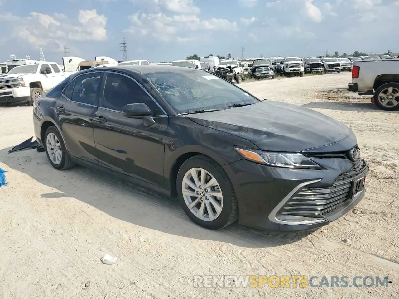 4 Photograph of a damaged car 4T1C11AK3MU593928 TOYOTA CAMRY 2021