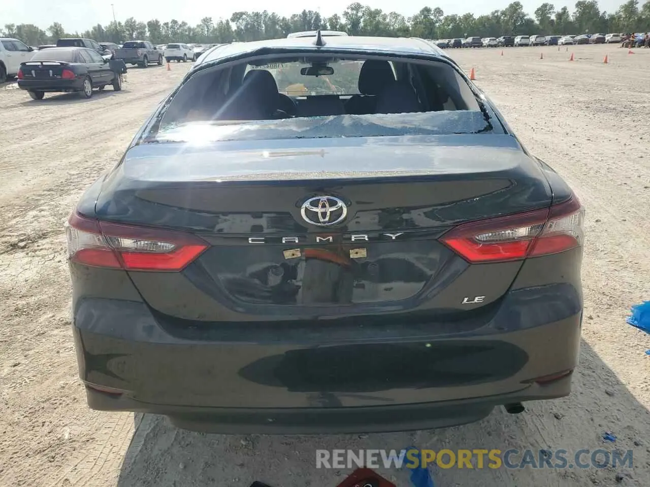 6 Photograph of a damaged car 4T1C11AK3MU593928 TOYOTA CAMRY 2021