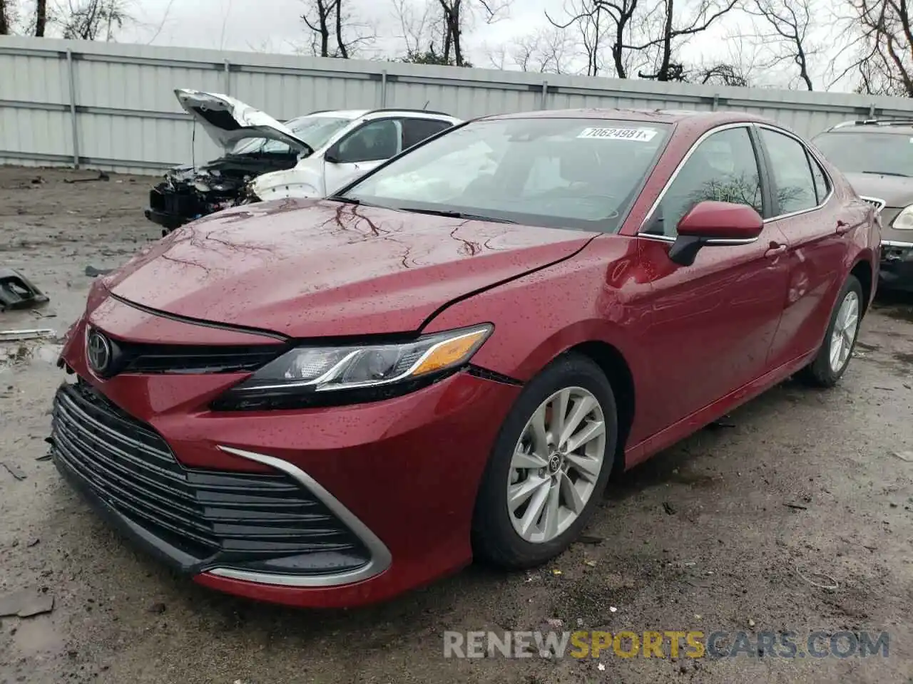 2 Photograph of a damaged car 4T1C11AK3MU601431 TOYOTA CAMRY 2021