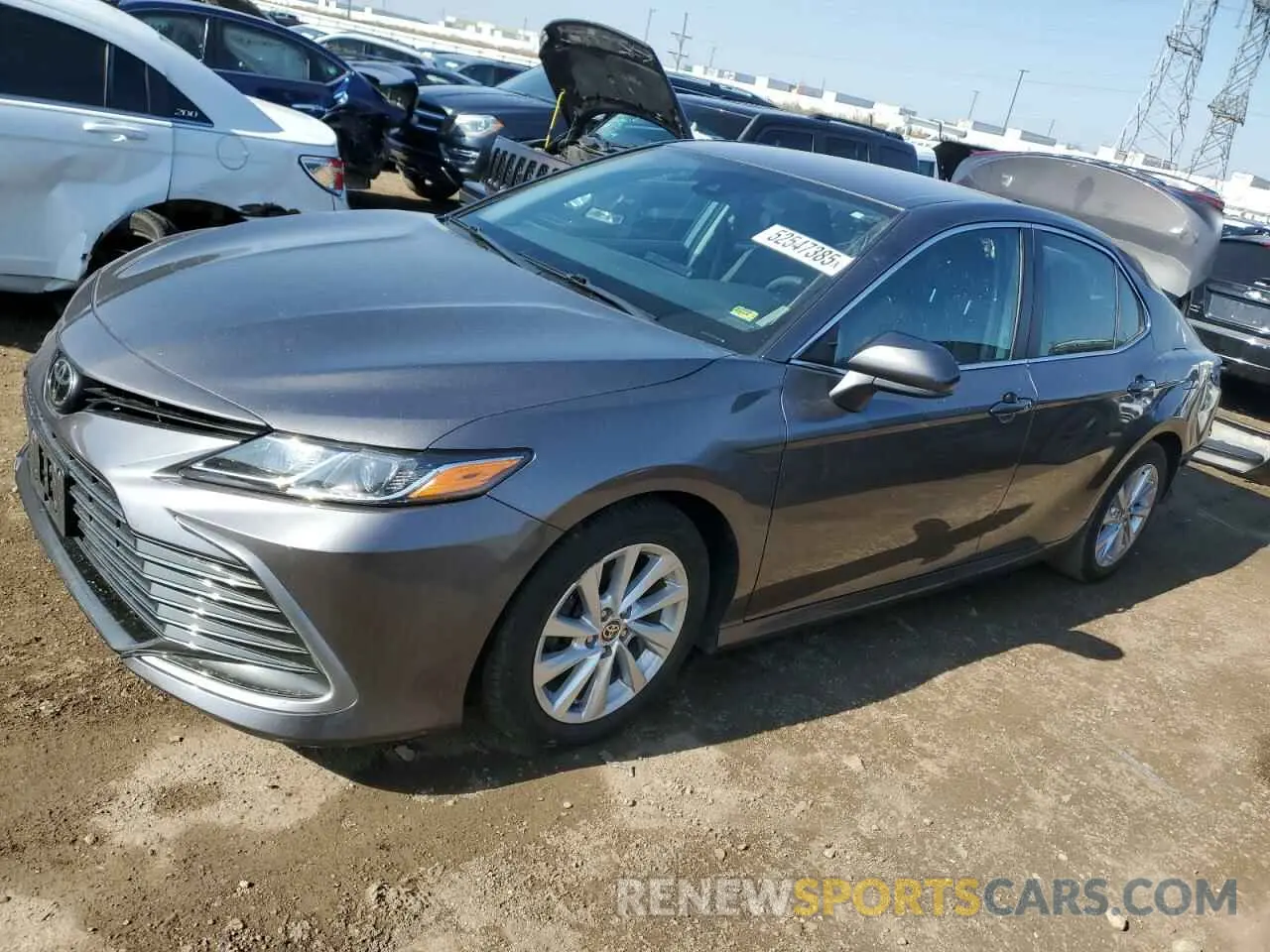 1 Photograph of a damaged car 4T1C11AK4MU438904 TOYOTA CAMRY 2021