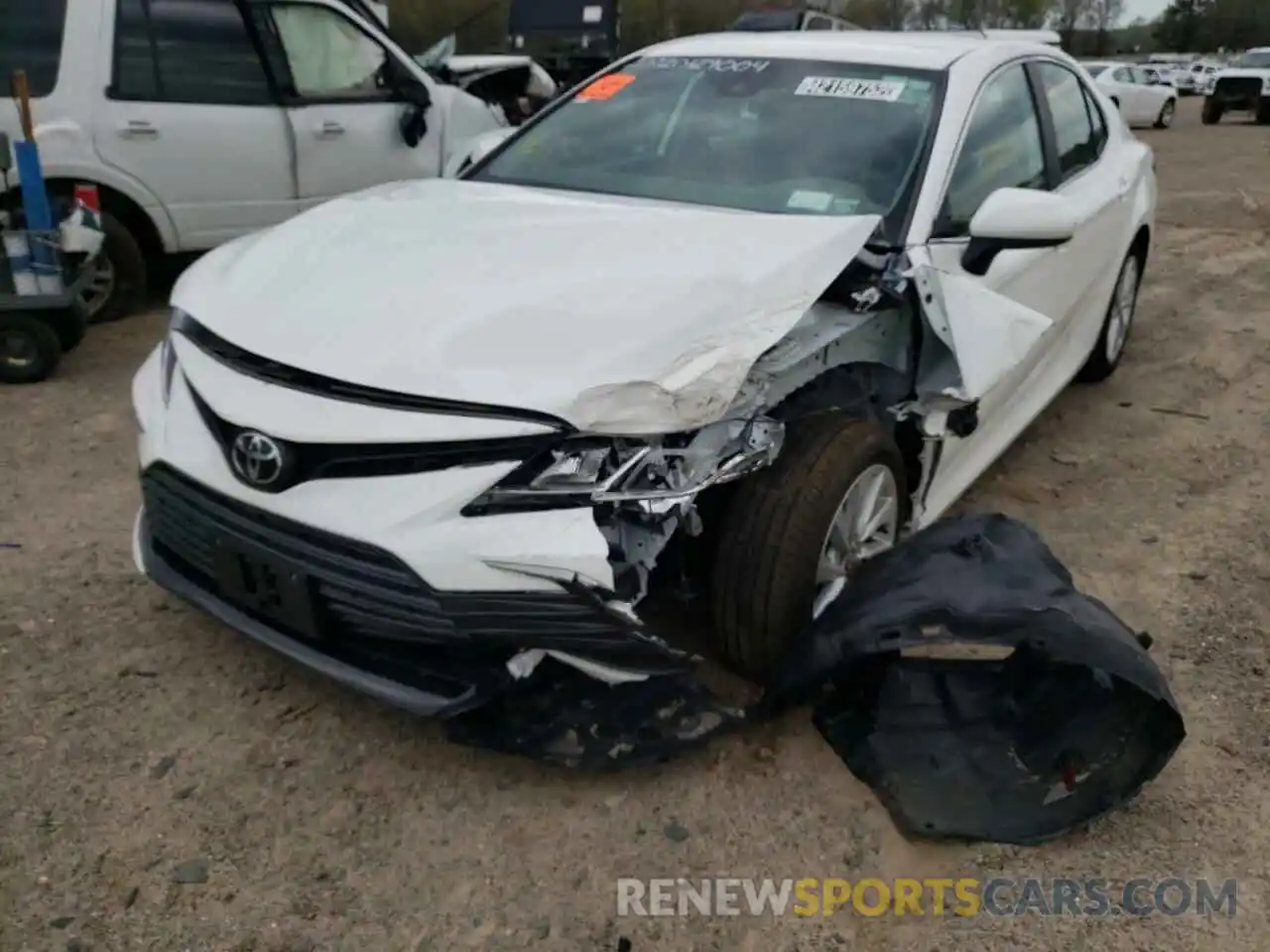 2 Photograph of a damaged car 4T1C11AK4MU445870 TOYOTA CAMRY 2021