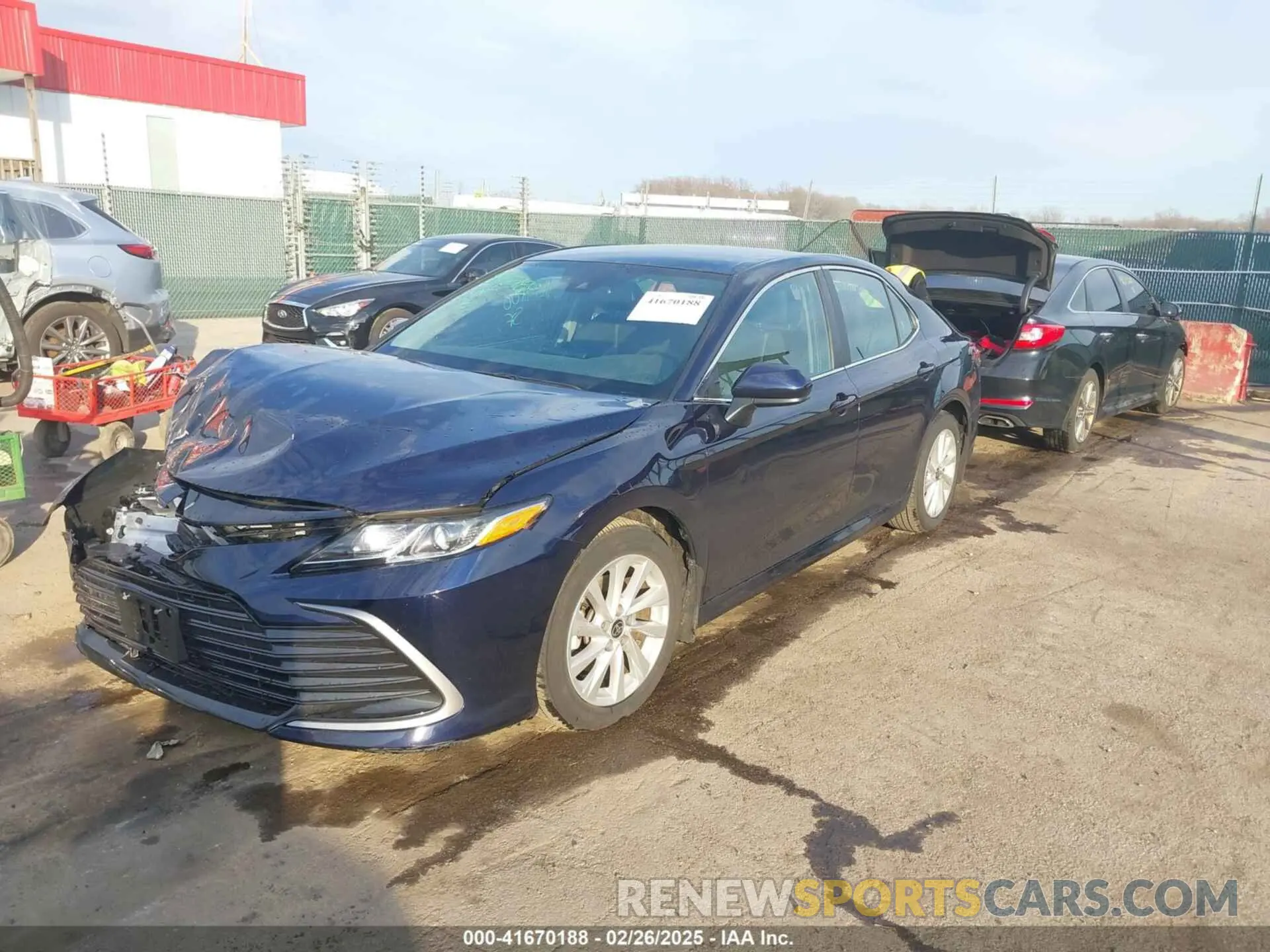 2 Photograph of a damaged car 4T1C11AK4MU461468 TOYOTA CAMRY 2021
