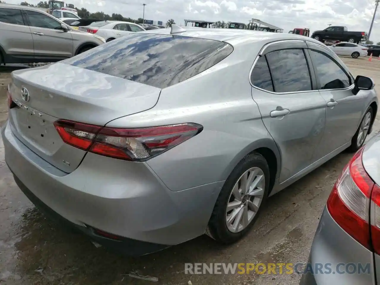 4 Photograph of a damaged car 4T1C11AK4MU468923 TOYOTA CAMRY 2021