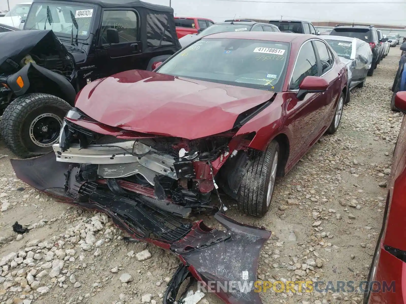 2 Photograph of a damaged car 4T1C11AK4MU530725 TOYOTA CAMRY 2021