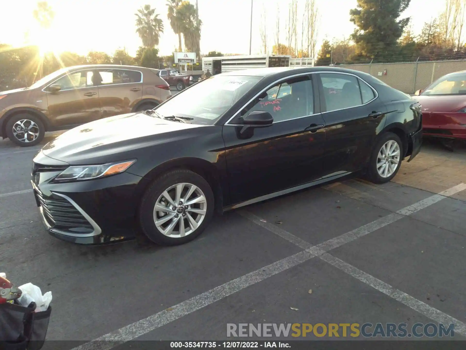 2 Photograph of a damaged car 4T1C11AK4MU585630 TOYOTA CAMRY 2021