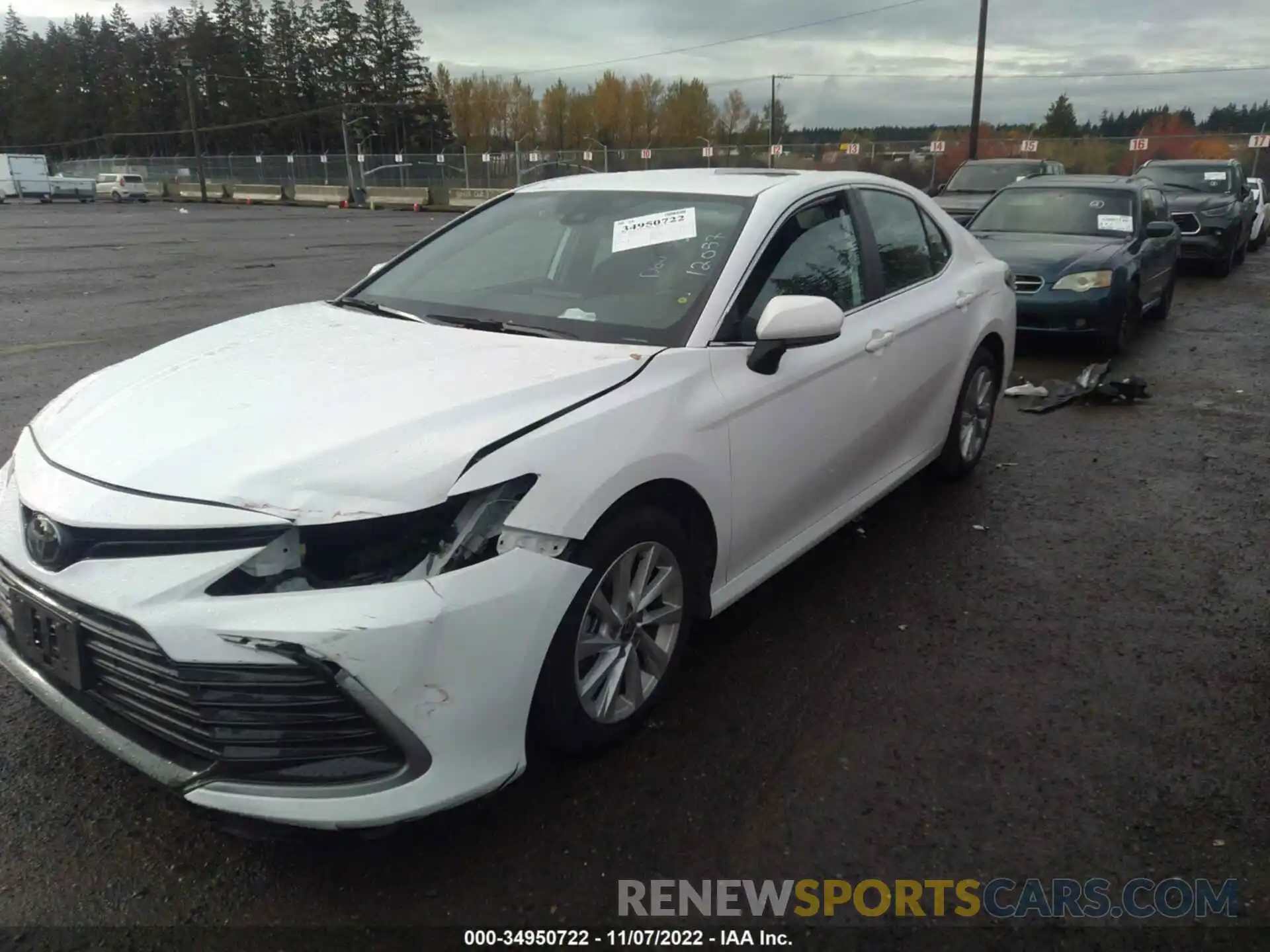 2 Photograph of a damaged car 4T1C11AK4MU601213 TOYOTA CAMRY 2021