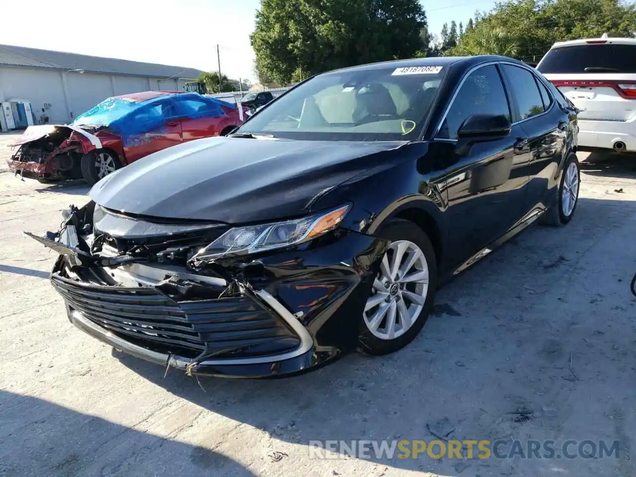 2 Photograph of a damaged car 4T1C11AK4MU612518 TOYOTA CAMRY 2021