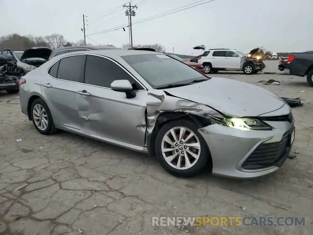 4 Photograph of a damaged car 4T1C11AK4MU614849 TOYOTA CAMRY 2021