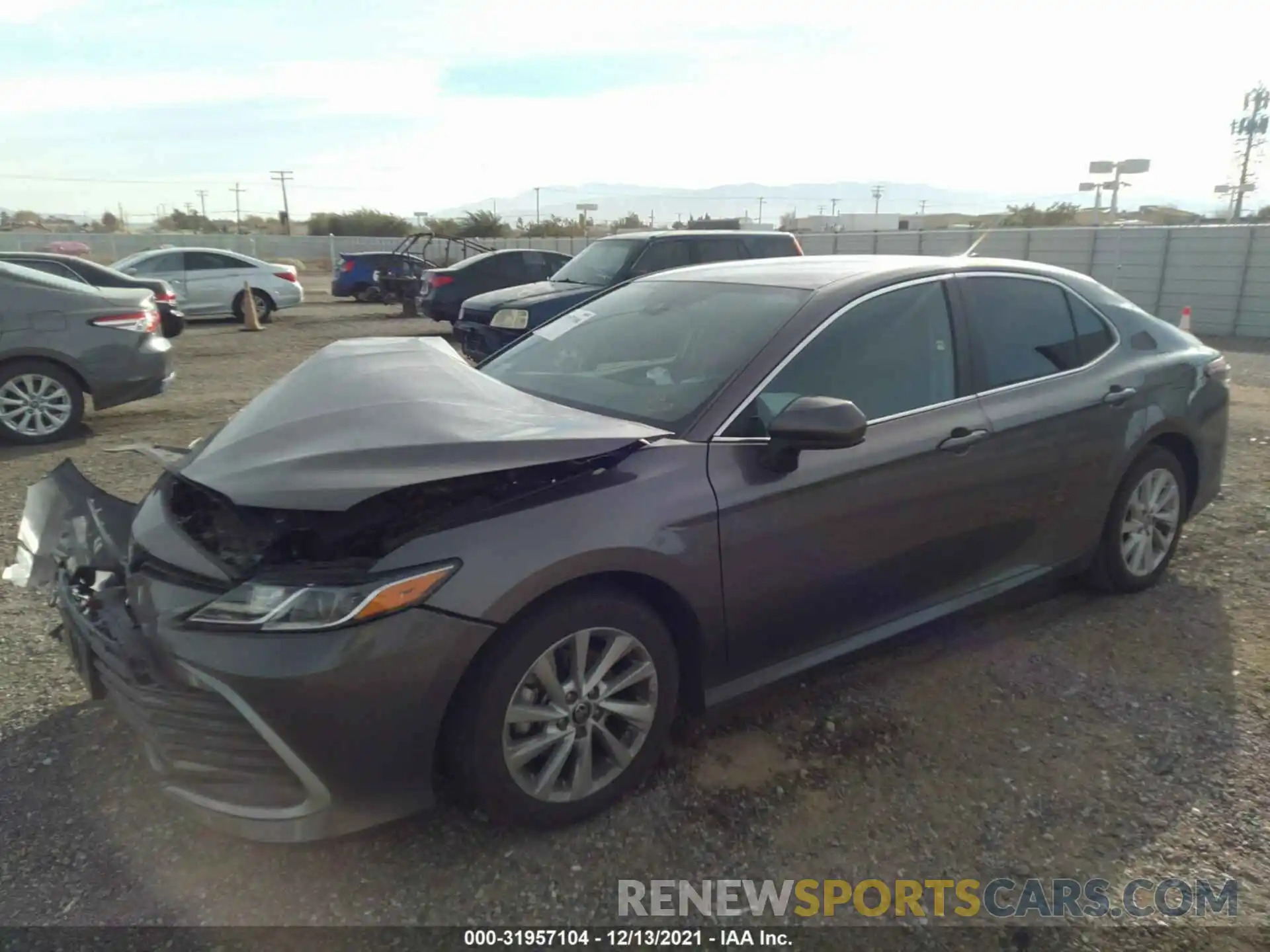 2 Photograph of a damaged car 4T1C11AK5MU462810 TOYOTA CAMRY 2021