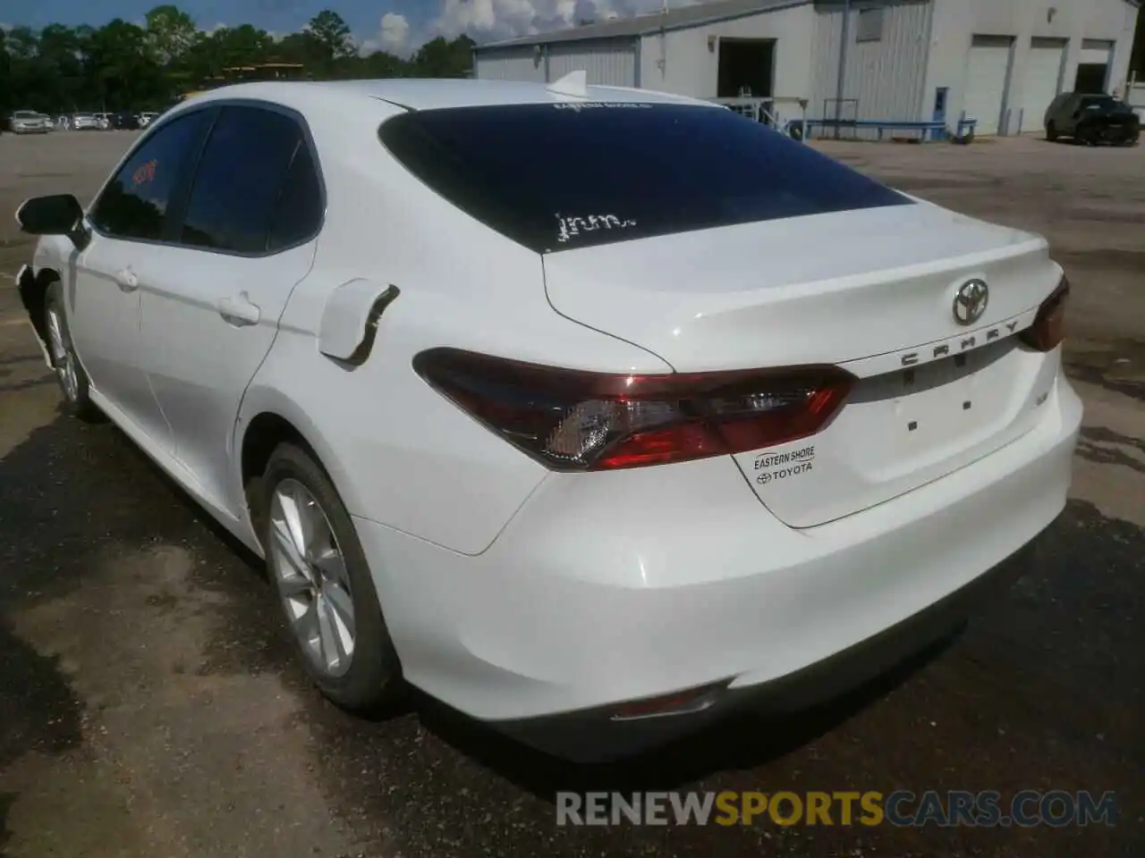 3 Photograph of a damaged car 4T1C11AK5MU494334 TOYOTA CAMRY 2021