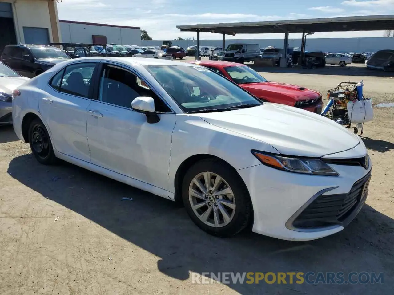 4 Photograph of a damaged car 4T1C11AK5MU549767 TOYOTA CAMRY 2021