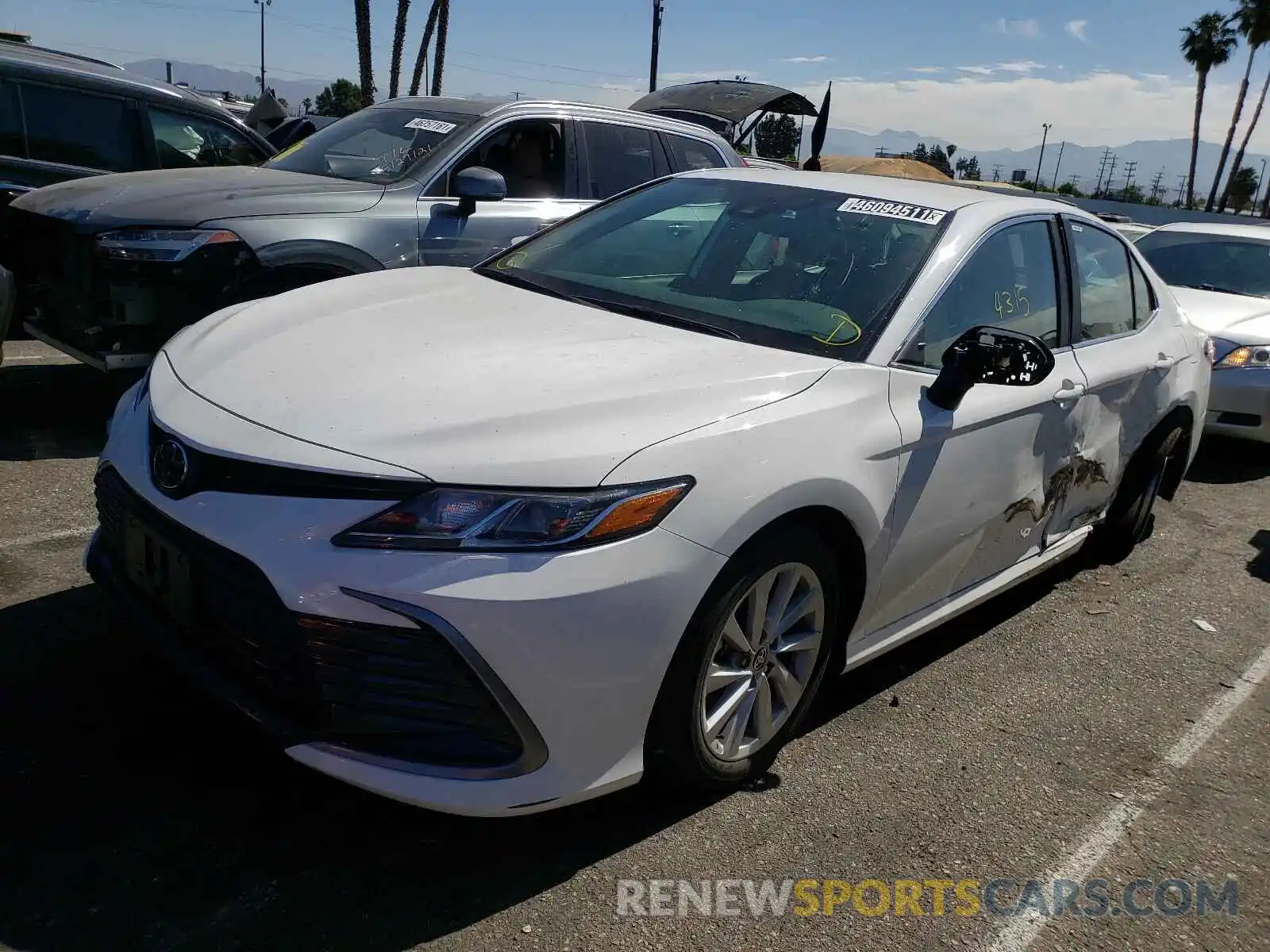 2 Photograph of a damaged car 4T1C11AK5MU549848 TOYOTA CAMRY 2021