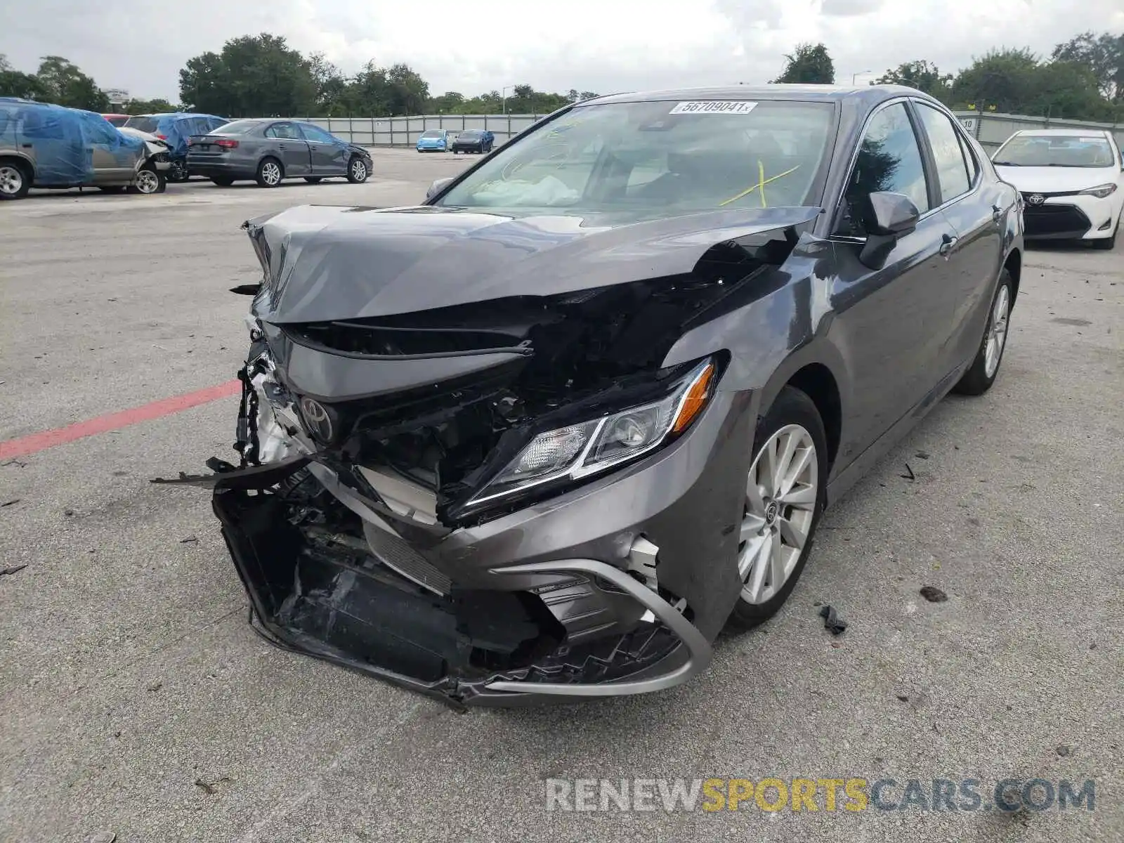 2 Photograph of a damaged car 4T1C11AK5MU558629 TOYOTA CAMRY 2021